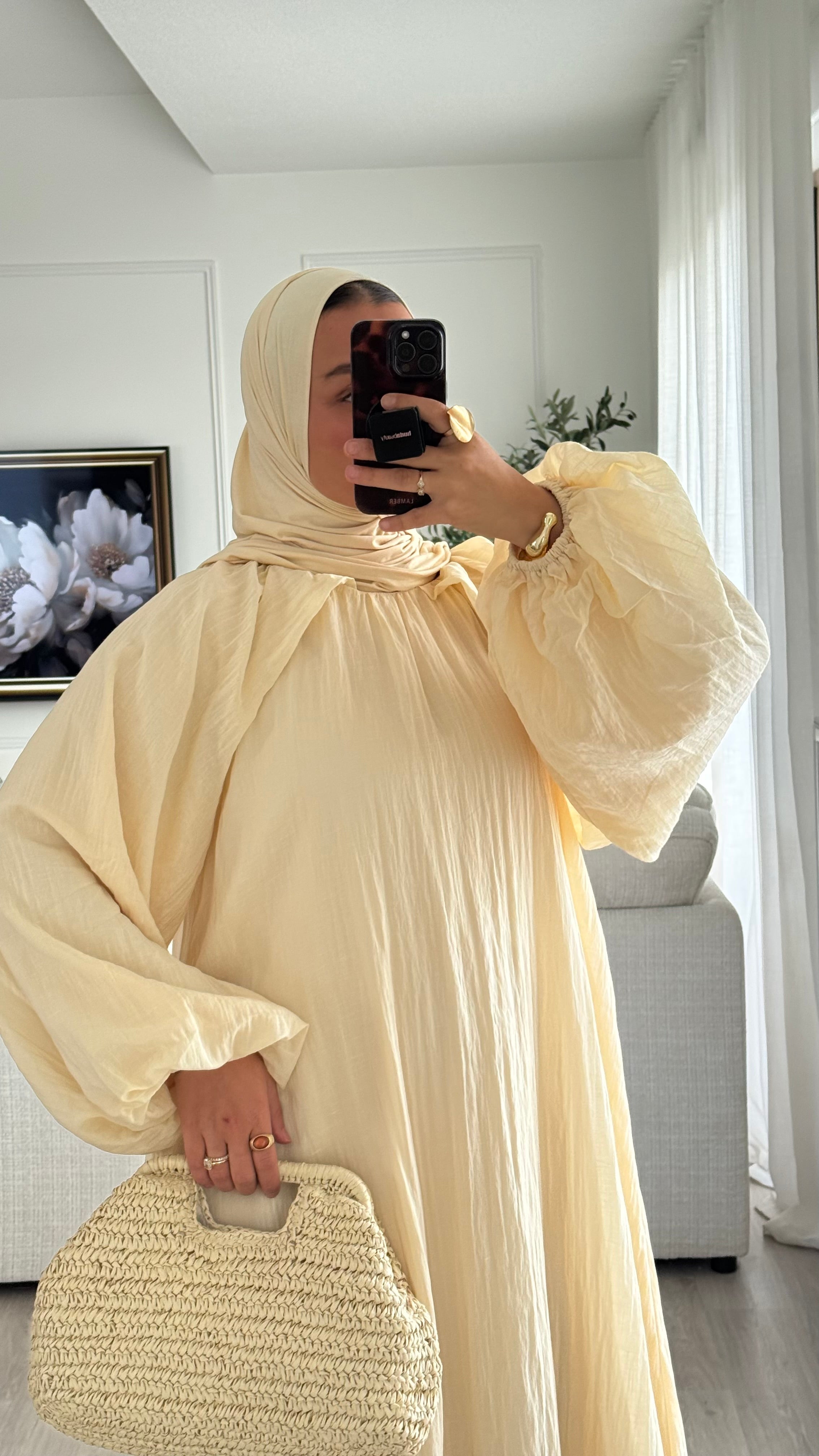 Robe Azraa | Jaune Beurre