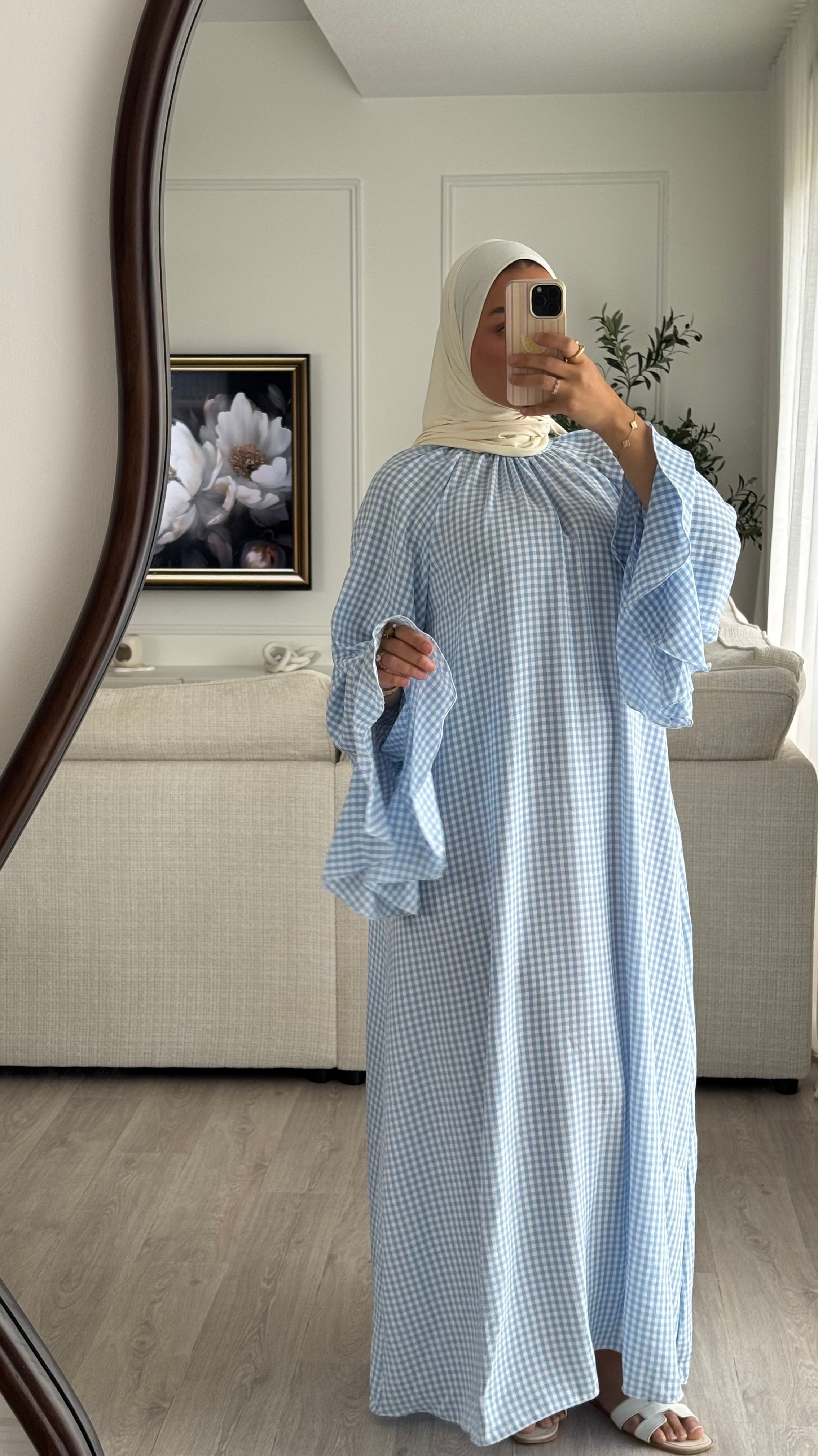 Robe Vichy | Bleu