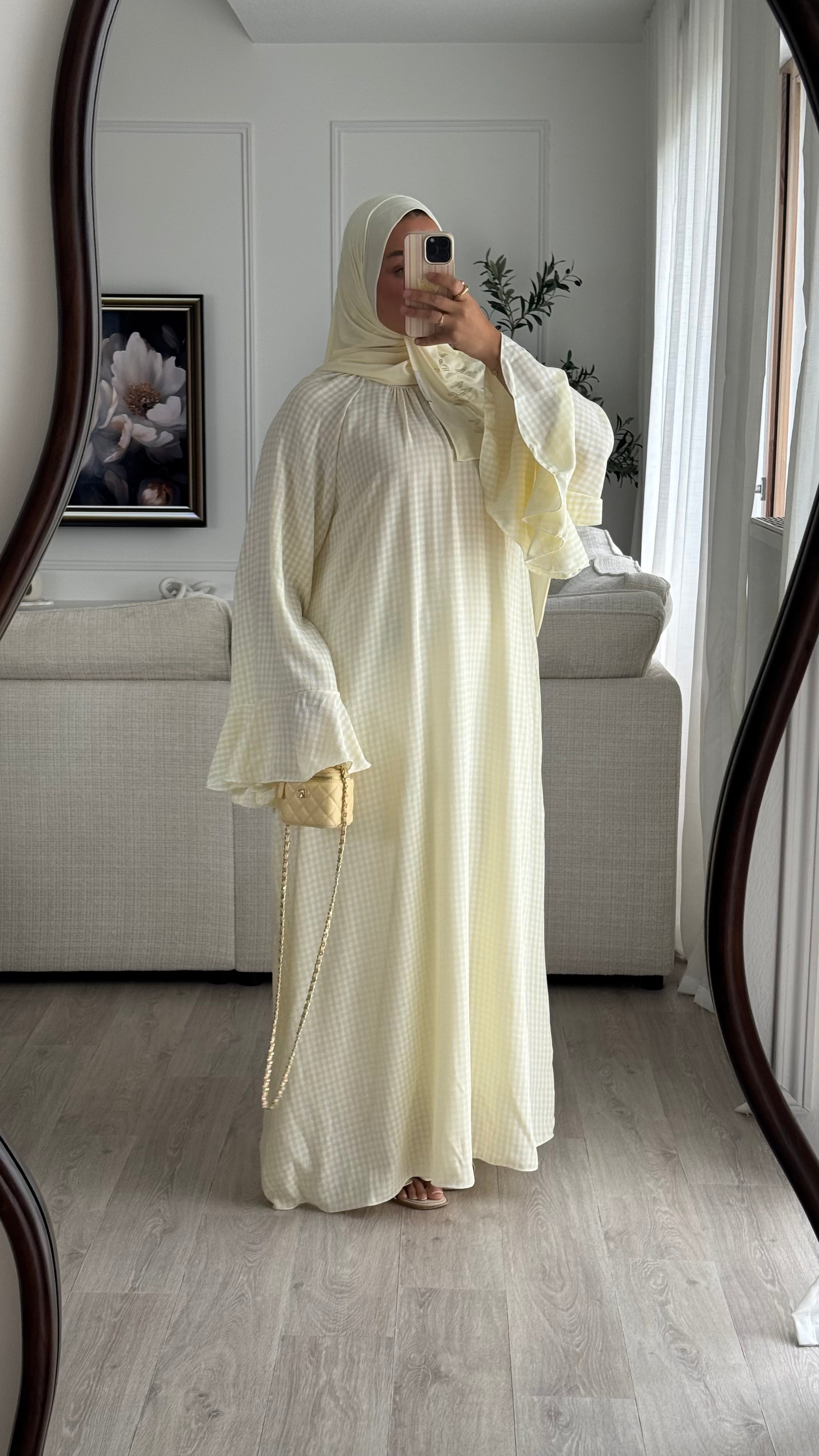 Robe Vichy | Jaune
