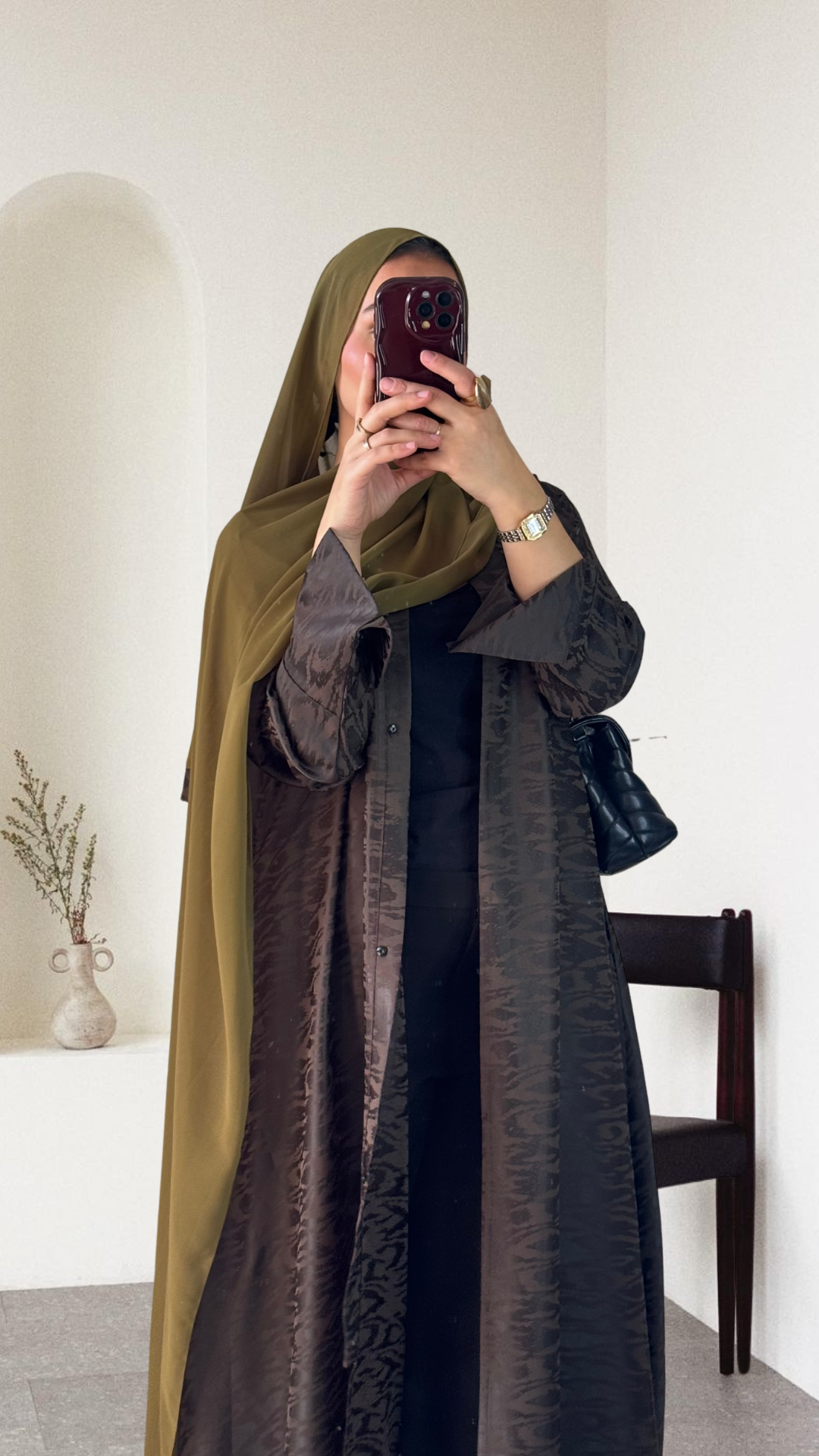Abaya Zayrah kaki