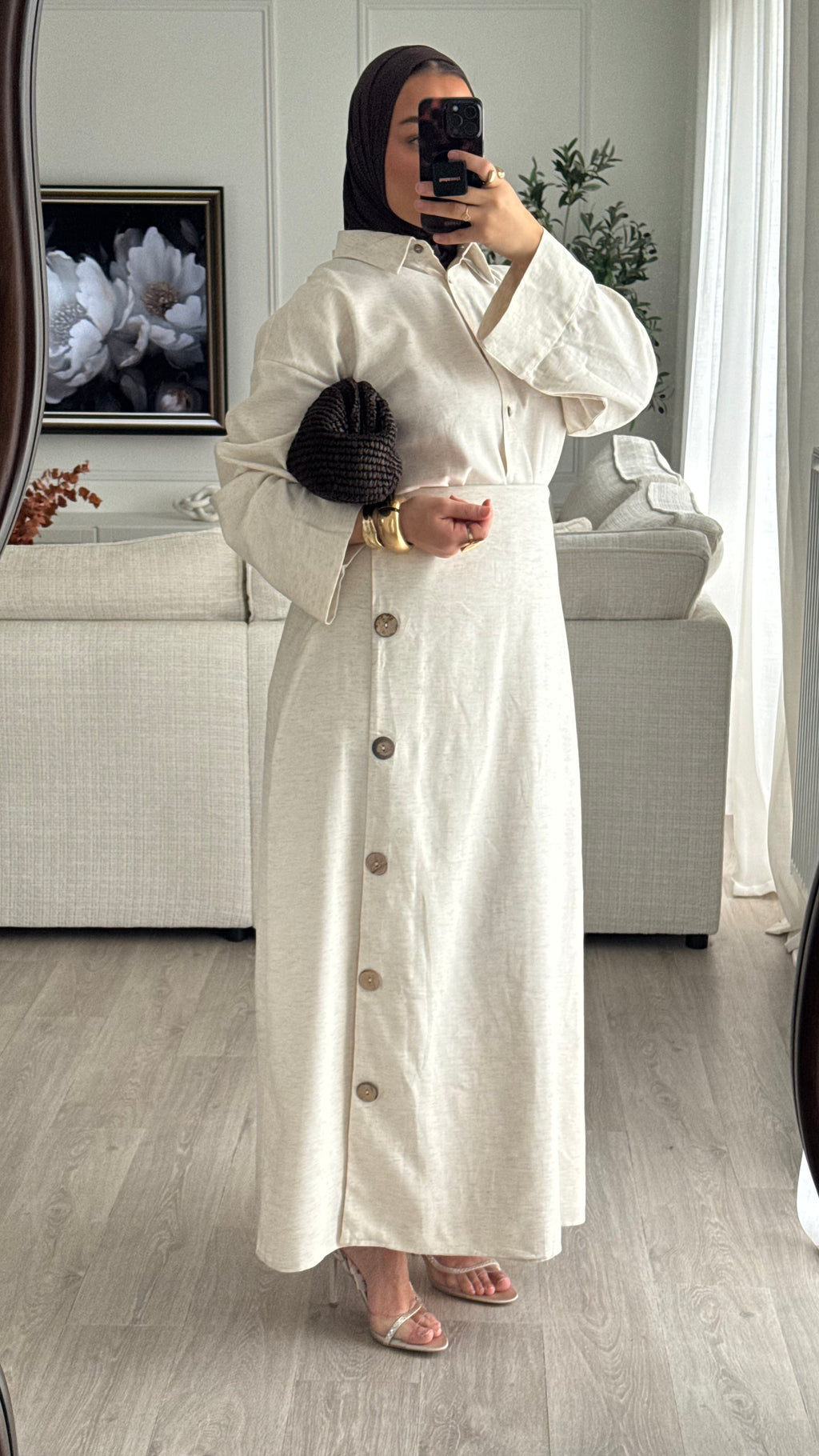 Ensemble Jupe | Lin Beige