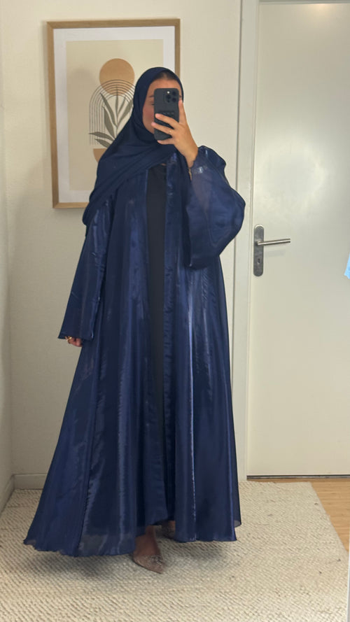 Abaya Shayn réversible | Dark Blue