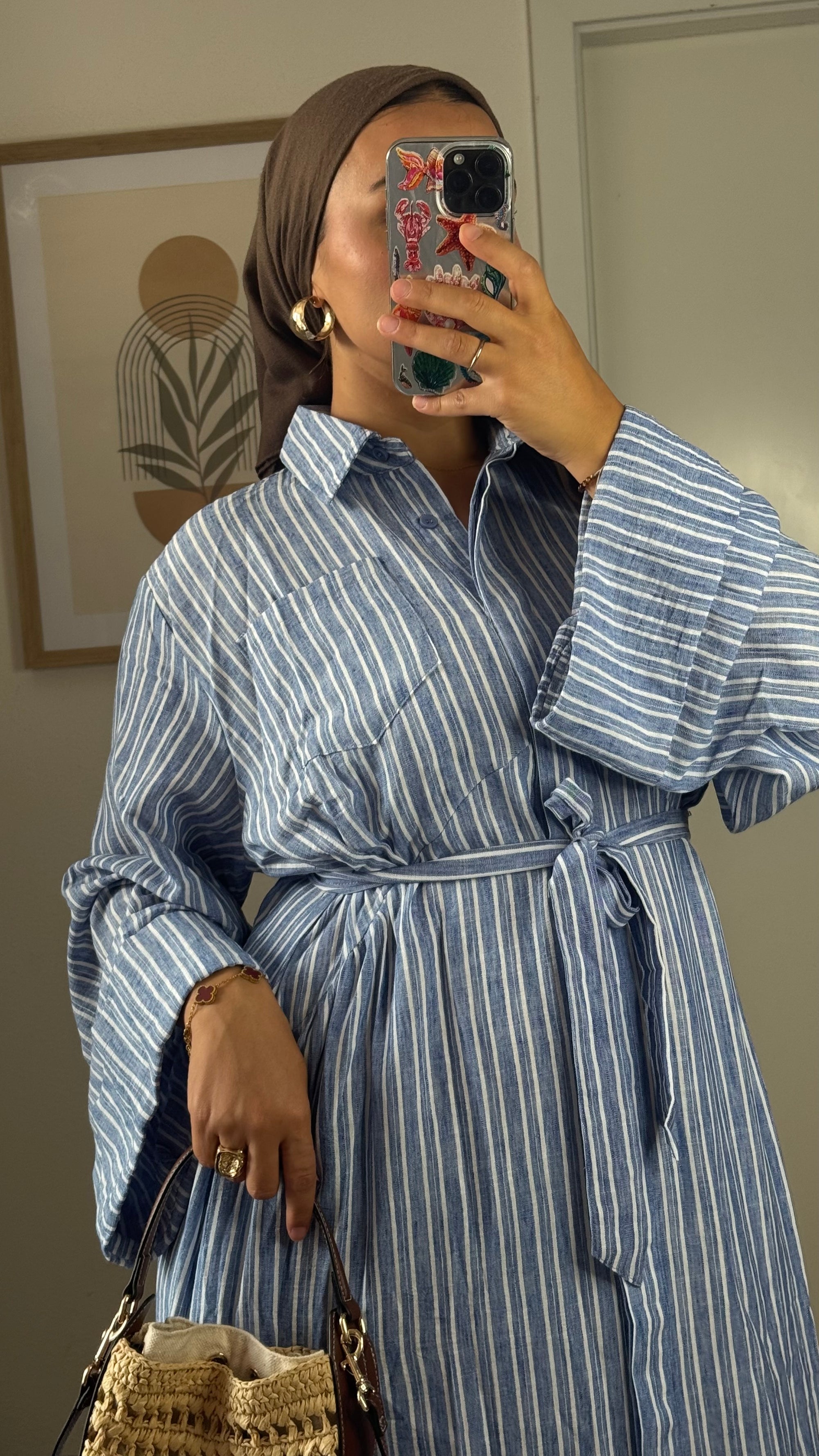 Robe Serena Rayé