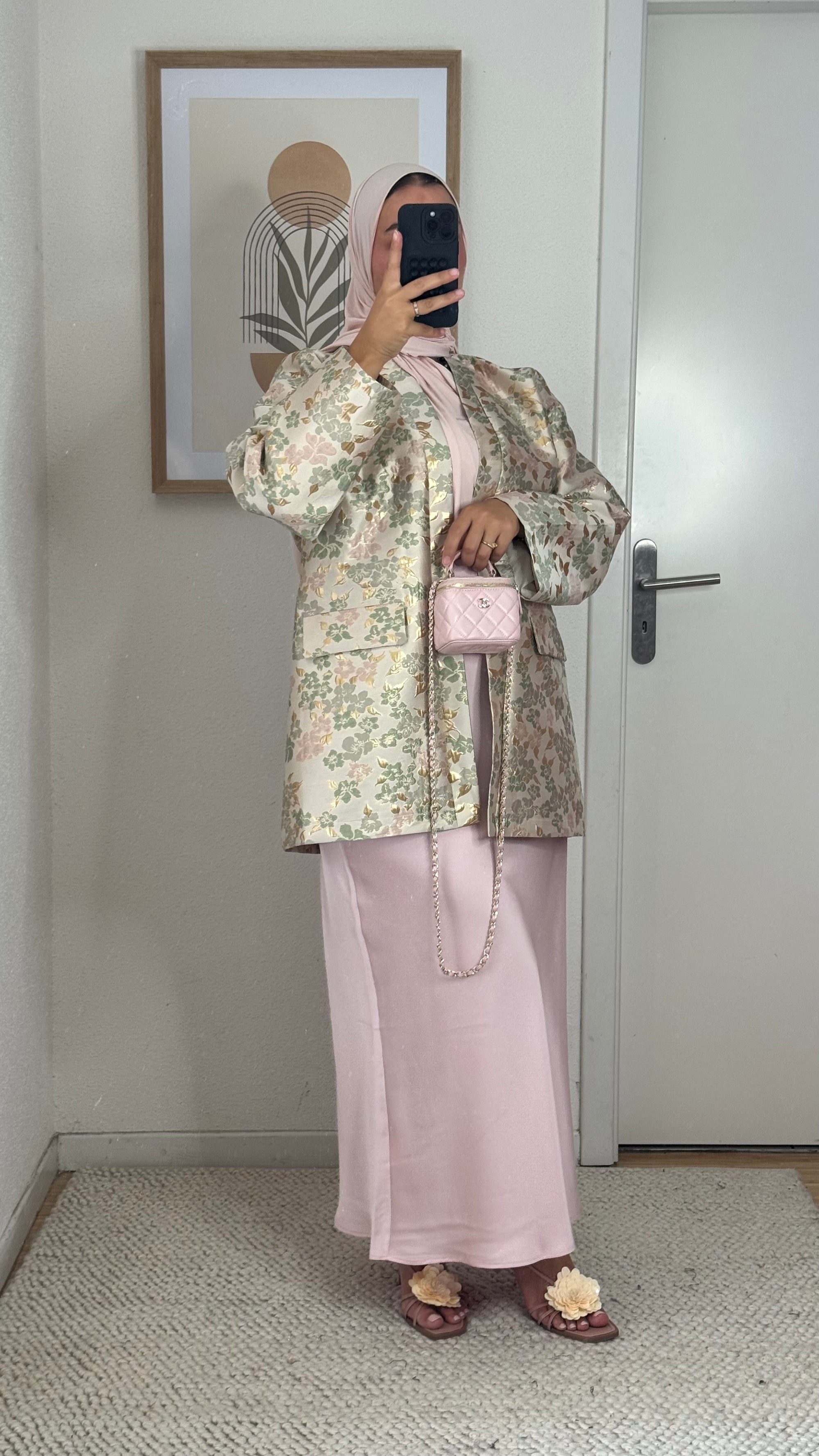 Jupe satinée Pink
