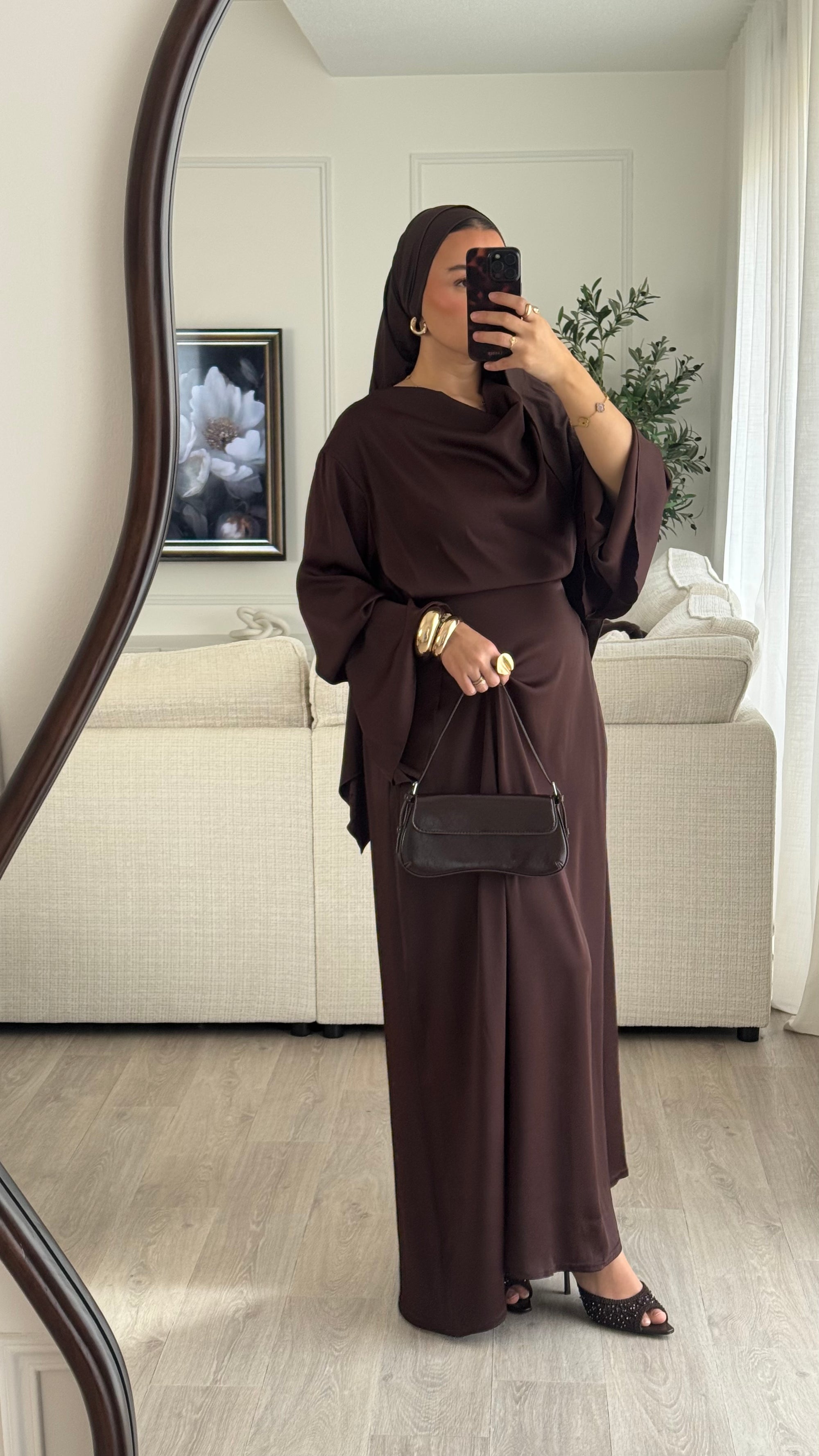 Robe Aseel | Chocolat