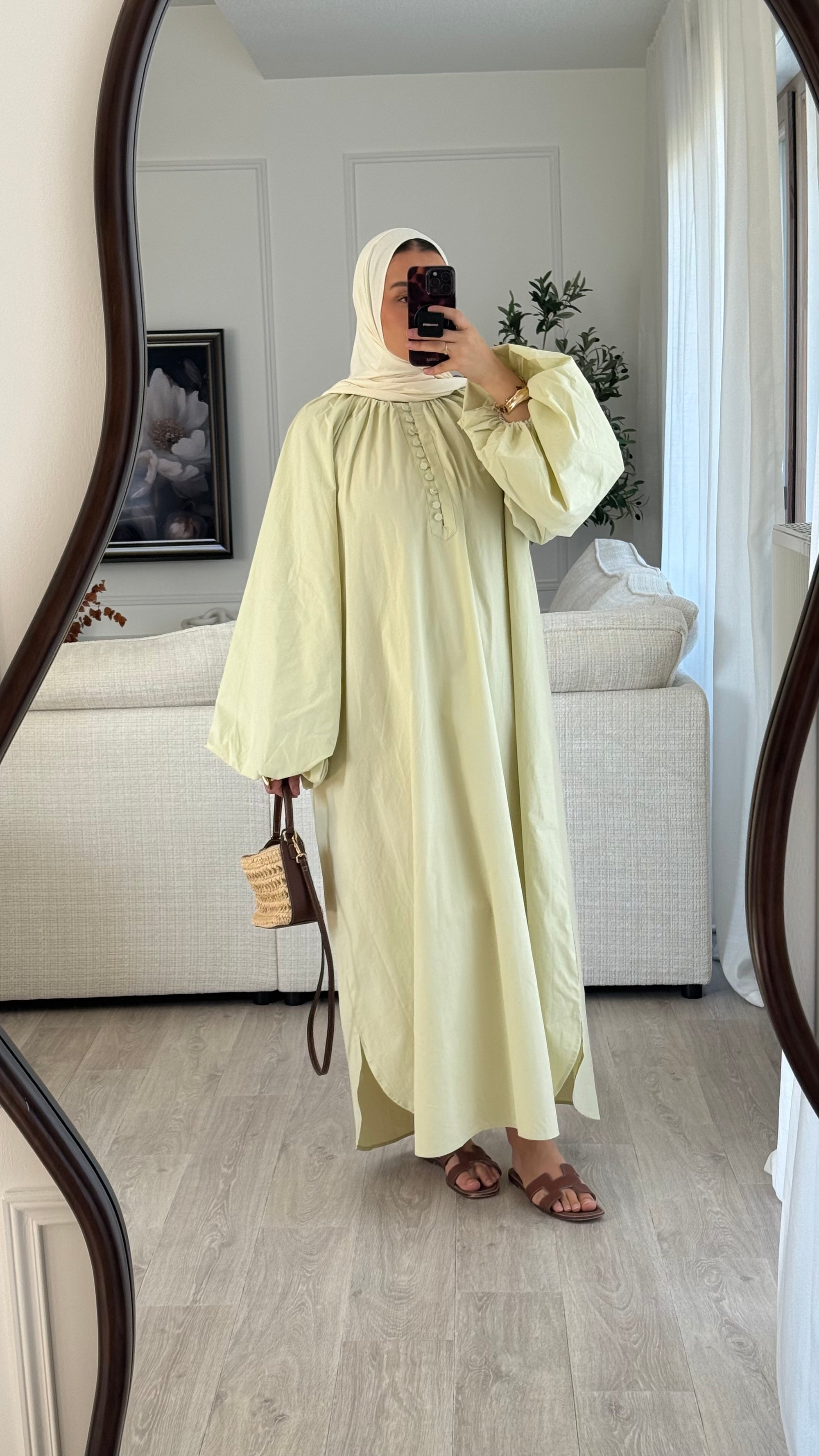Robe 100% cotton | Vert