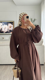 Robe Aya | Marron