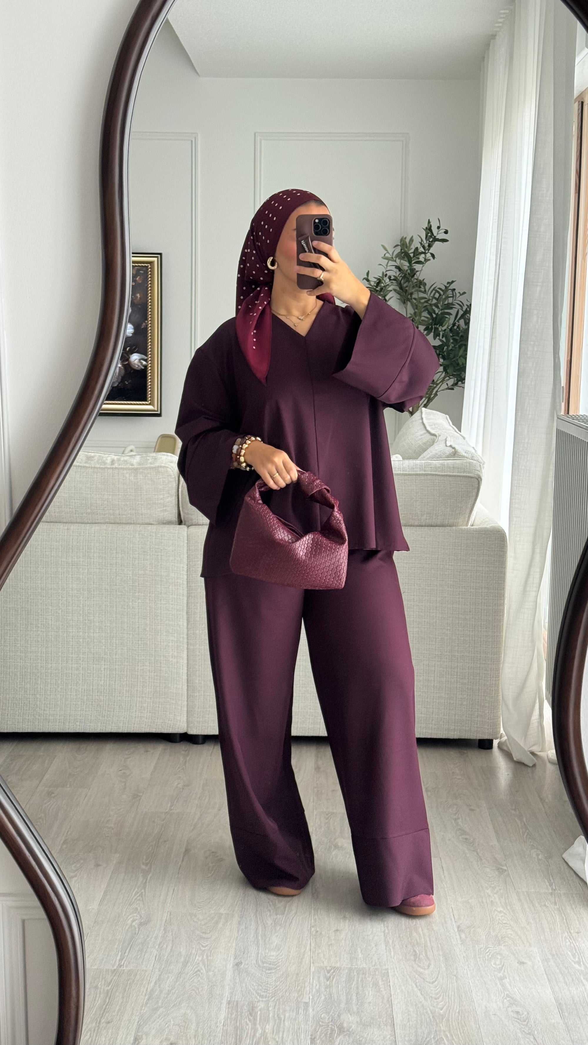 Ensemble Noor | Burgundy