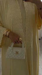 Ensemble Abaya Jawhara | Jaune
