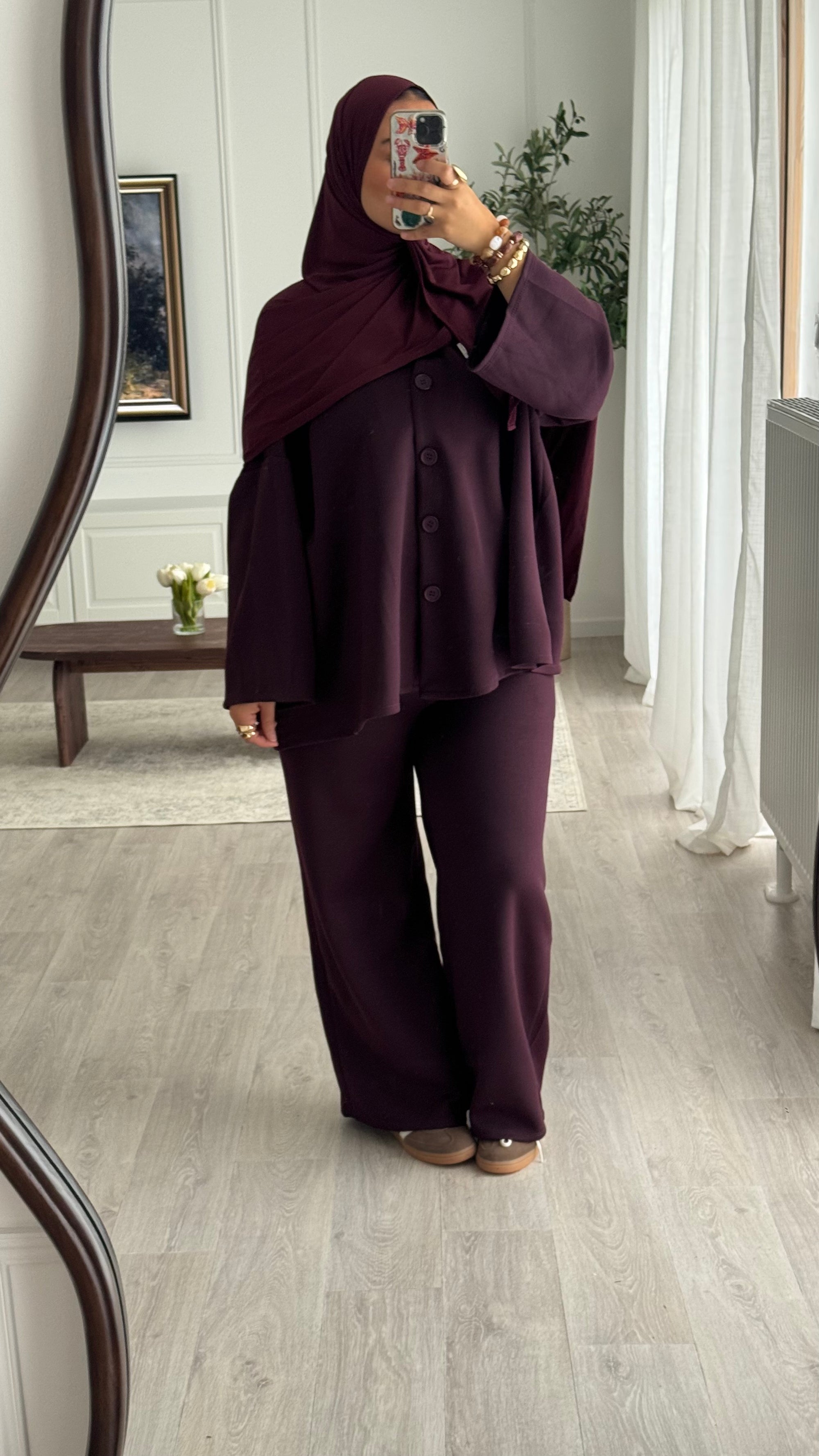 Ensemble Comfy | Burgundy