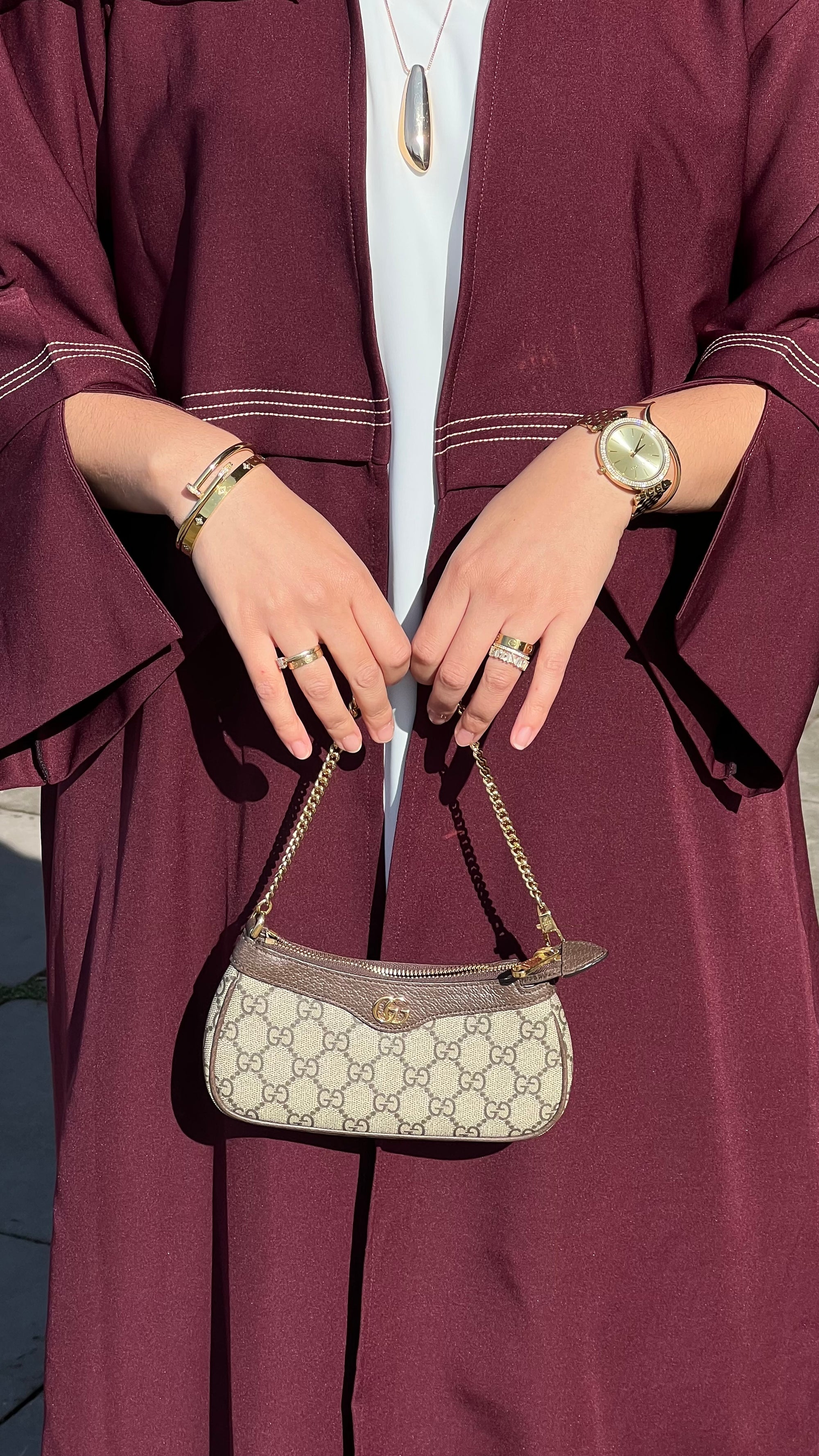 Kimono Lyne bordeaux