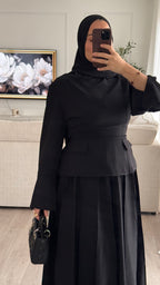 Ensemble jupe Carina | Noir [ PRÉCOMMANDE ]