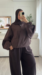 Veste Zahra | Chocolat