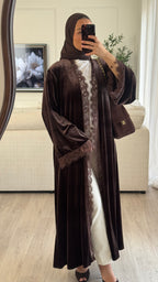 Kimono Velours | Chocolat
