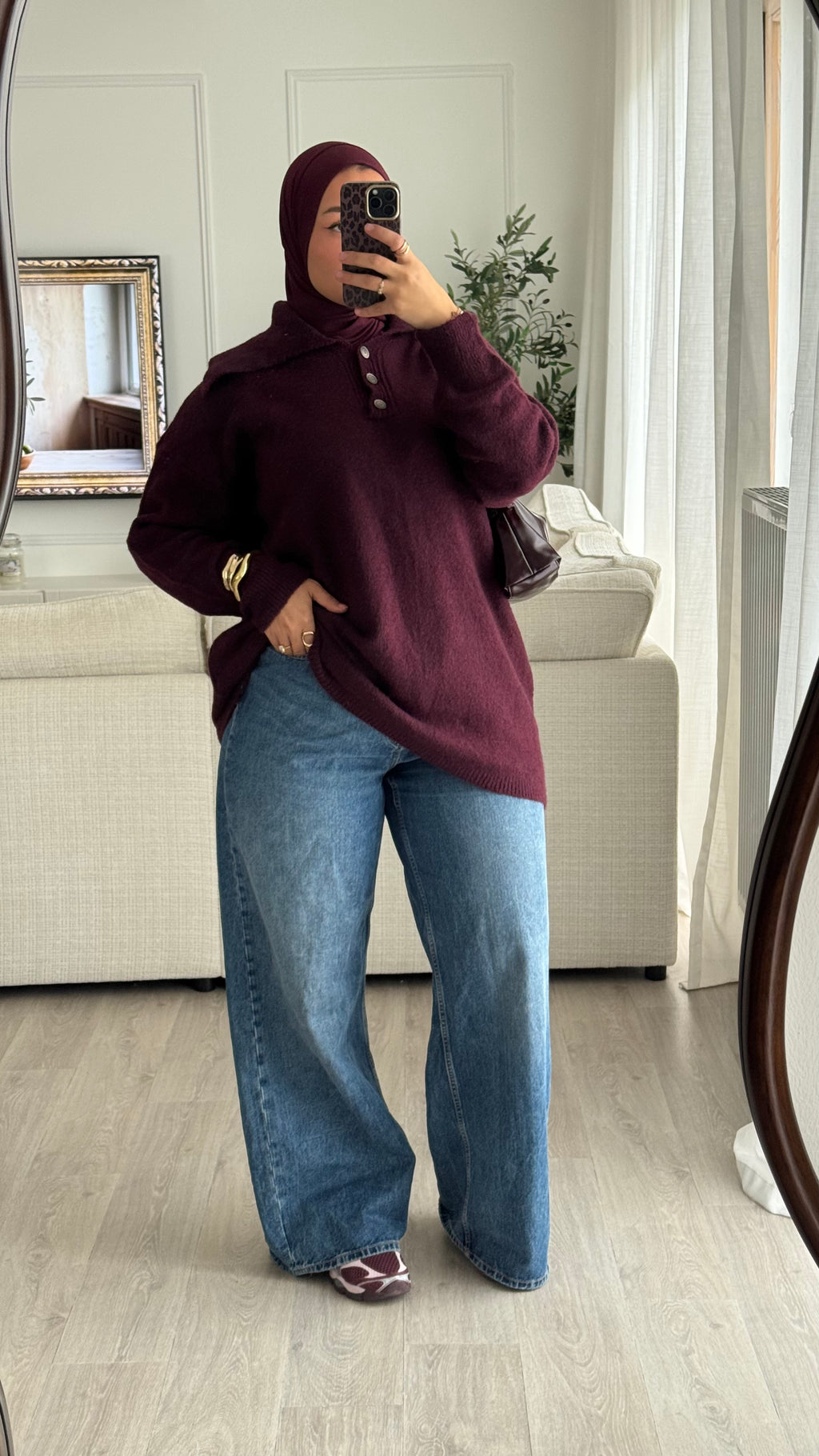 Pull Polo | Bordeaux