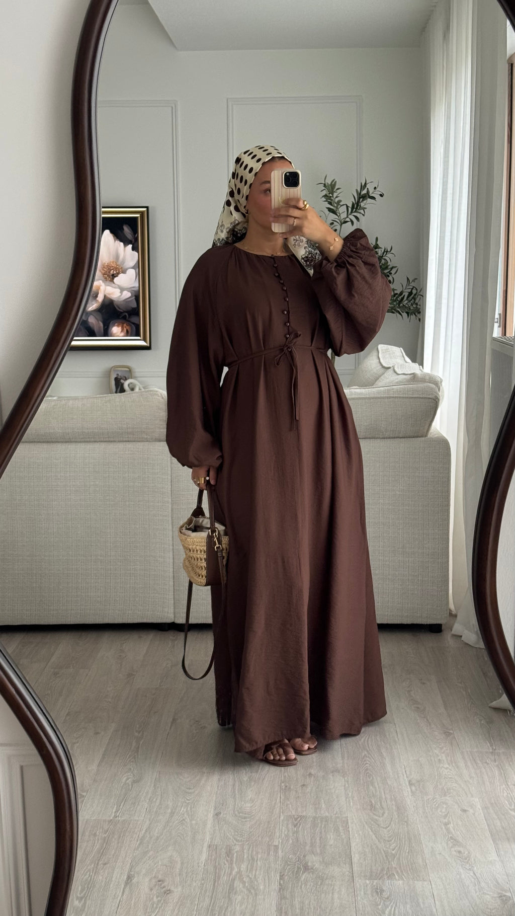 Robe Aya | Marron