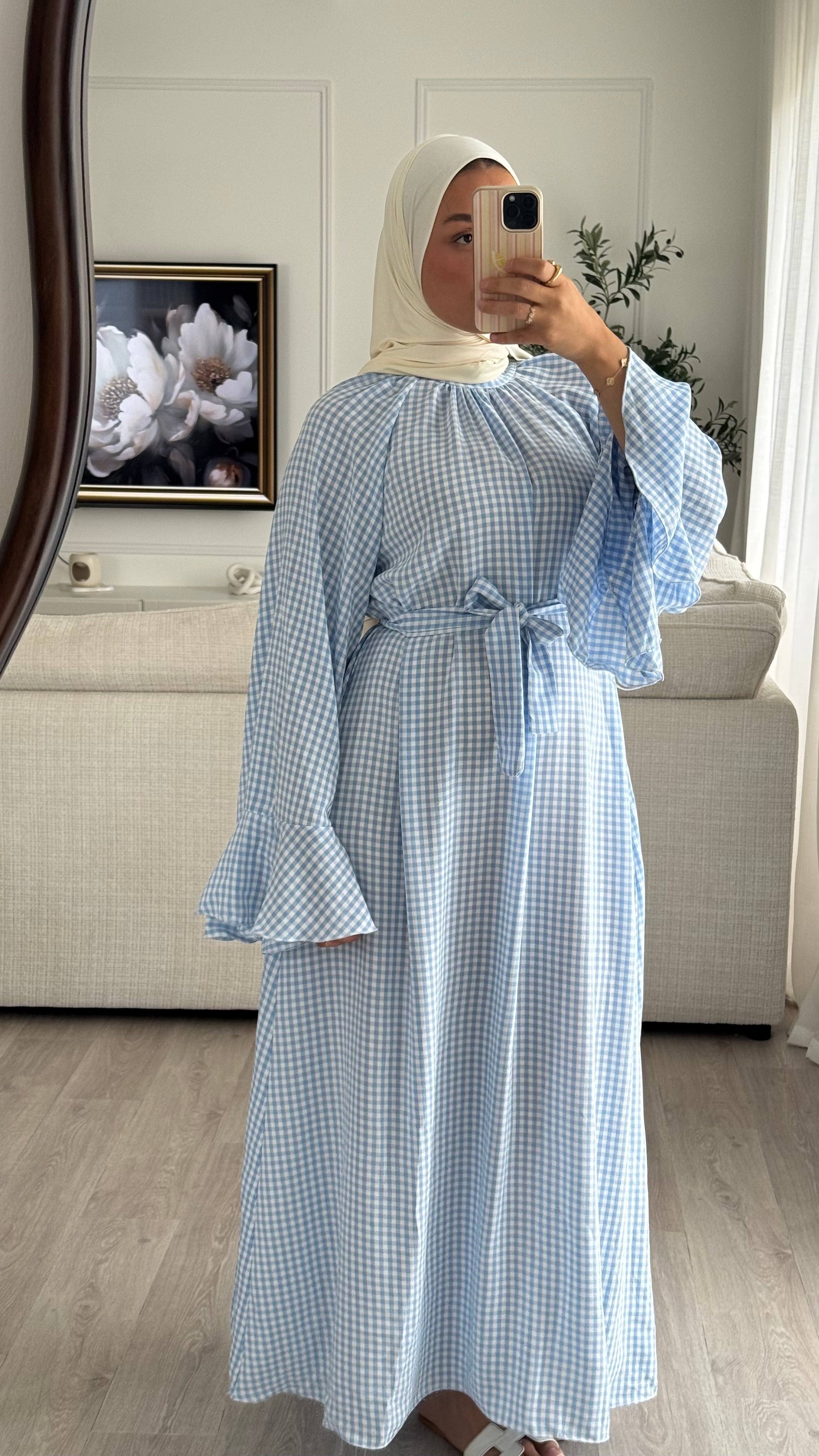 Robe Vichy | Bleu