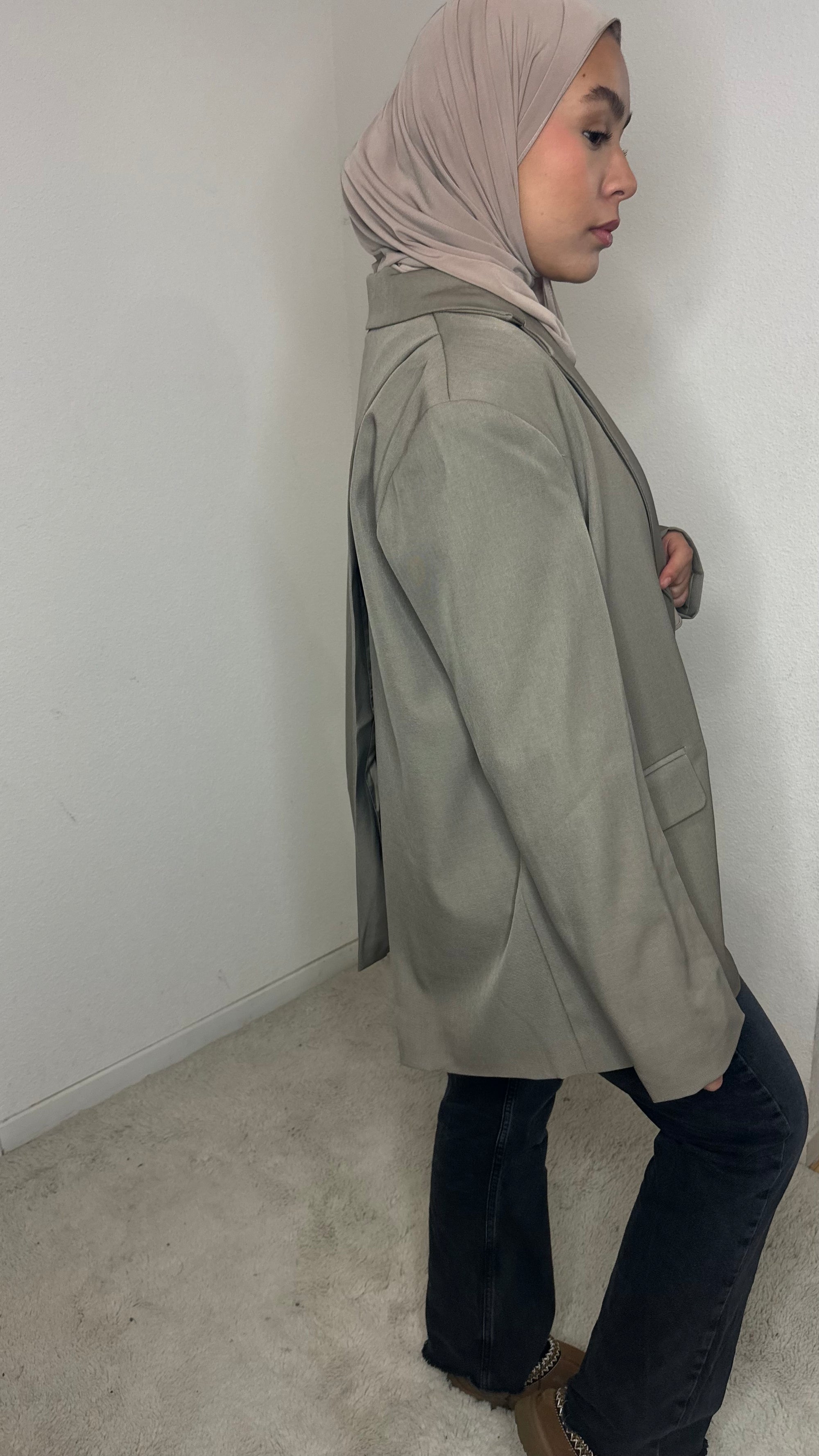 Blazer Kylie à fentes Chocolat