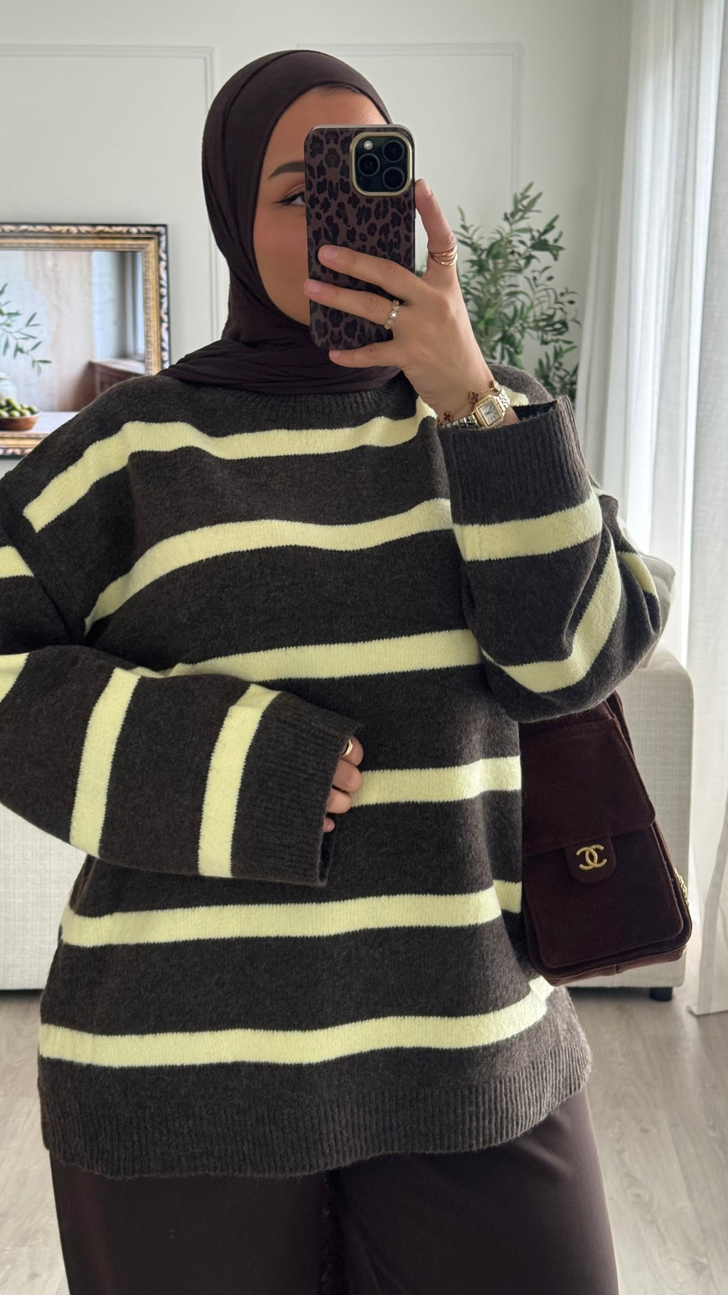 Pull Oversize Miya | Choco-Jaune