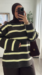 Pull Oversize Miya | Choco-Jaune