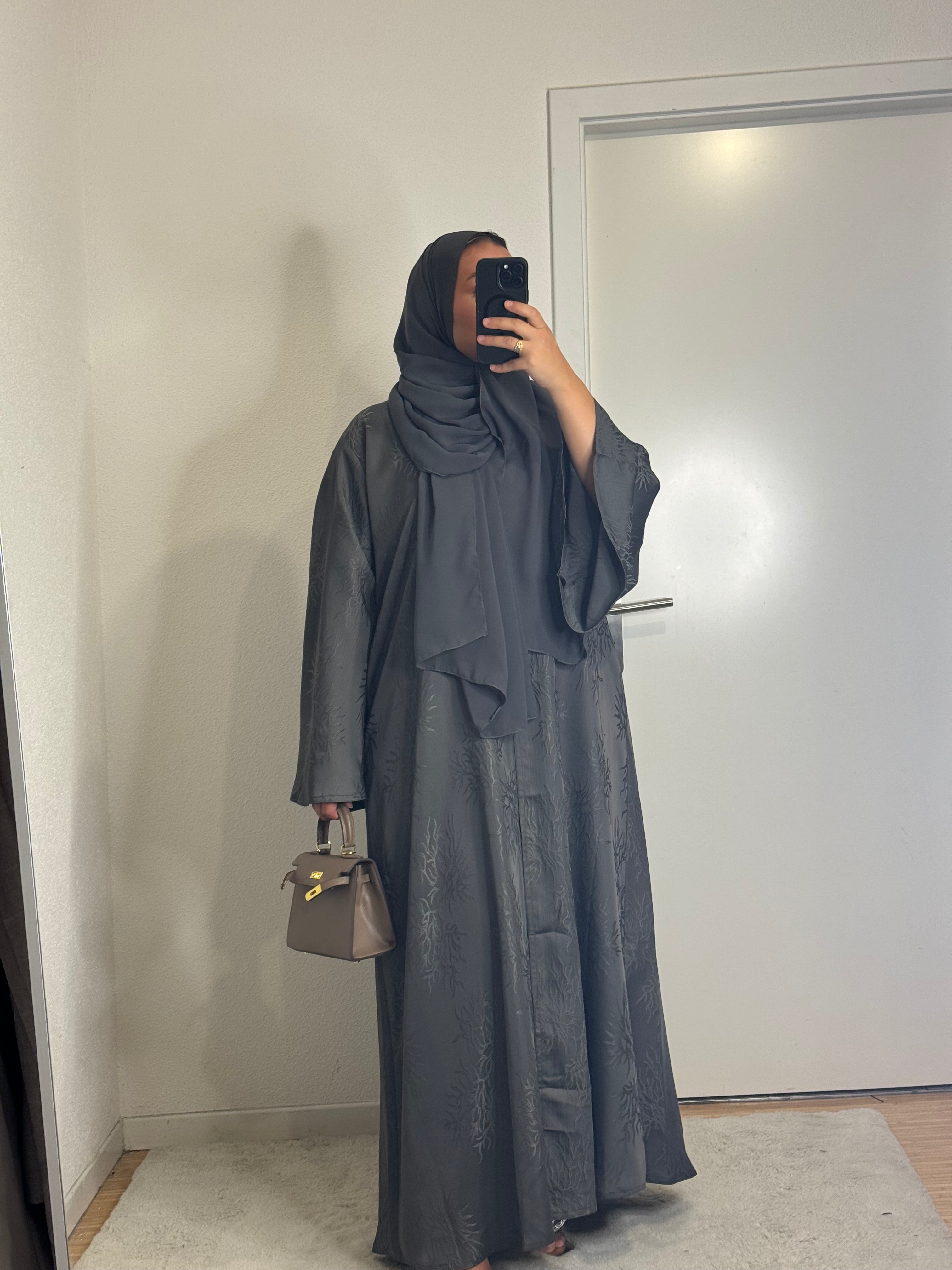 Abaya Bahia Taupe ( Création)