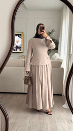 Ensemble jupe Carina | Taupe