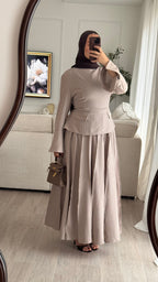 Ensemble jupe Carina | Taupe