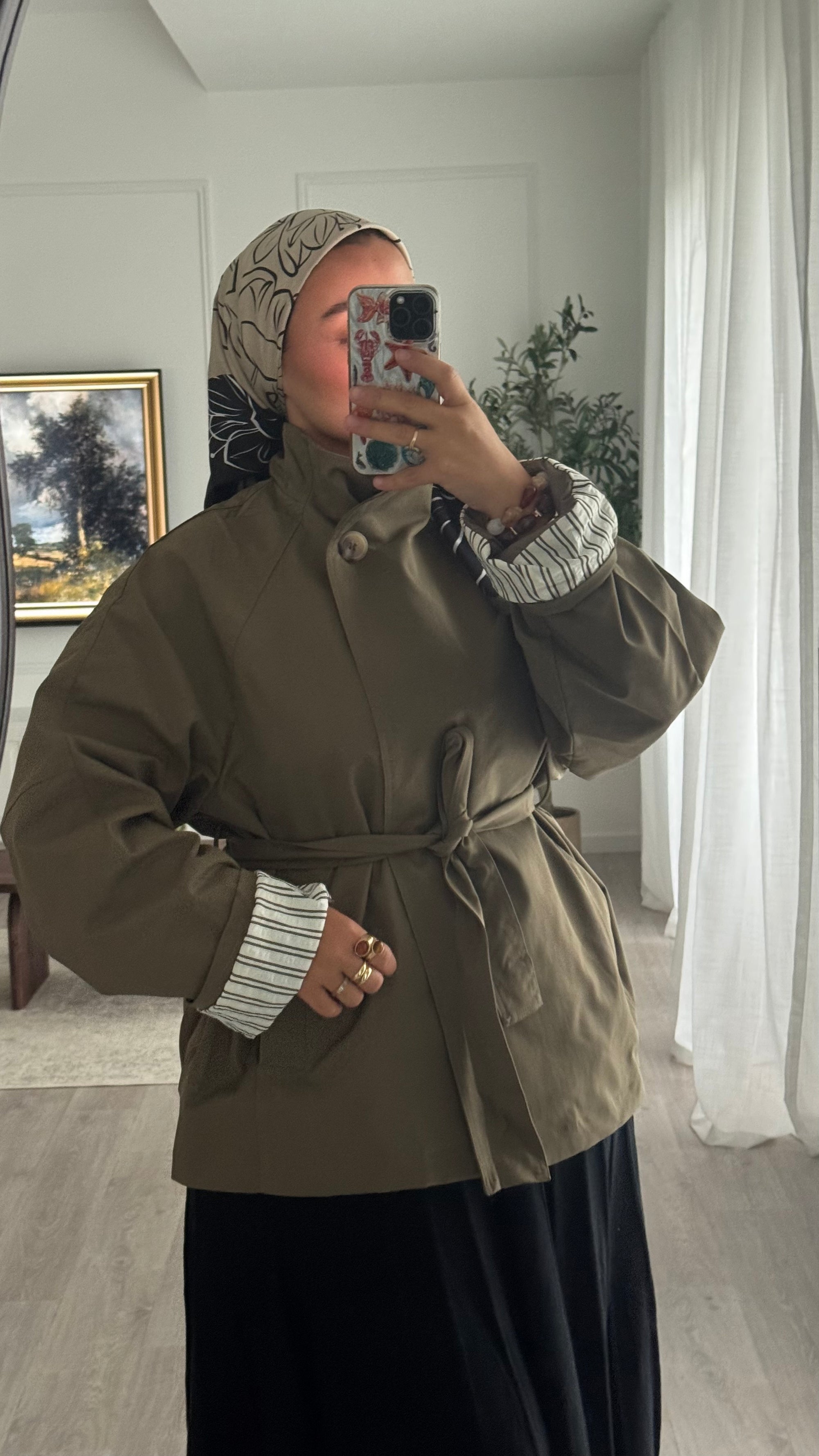 Trench court Amara | Kaki