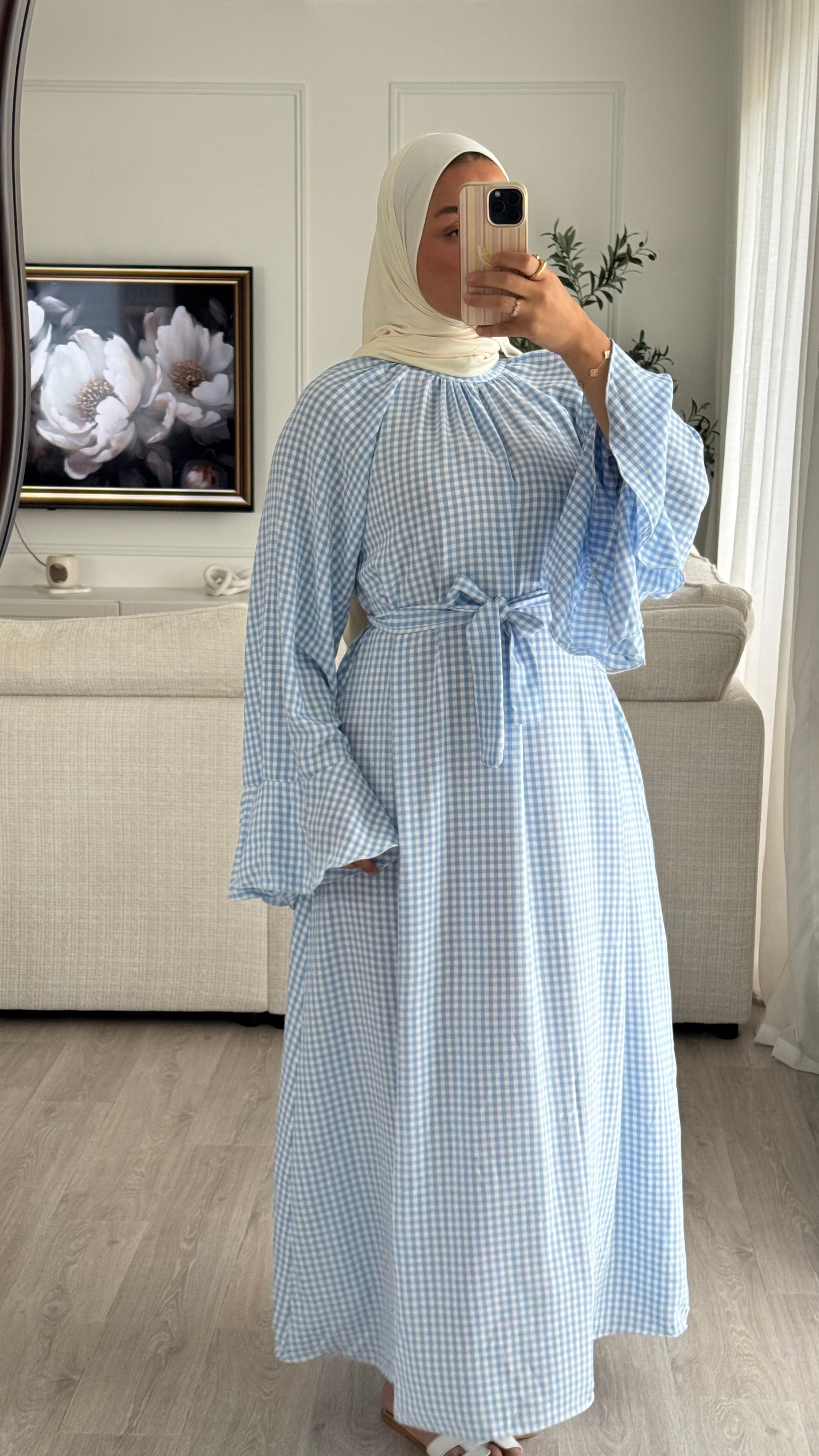 Robe Vichy | Bleu