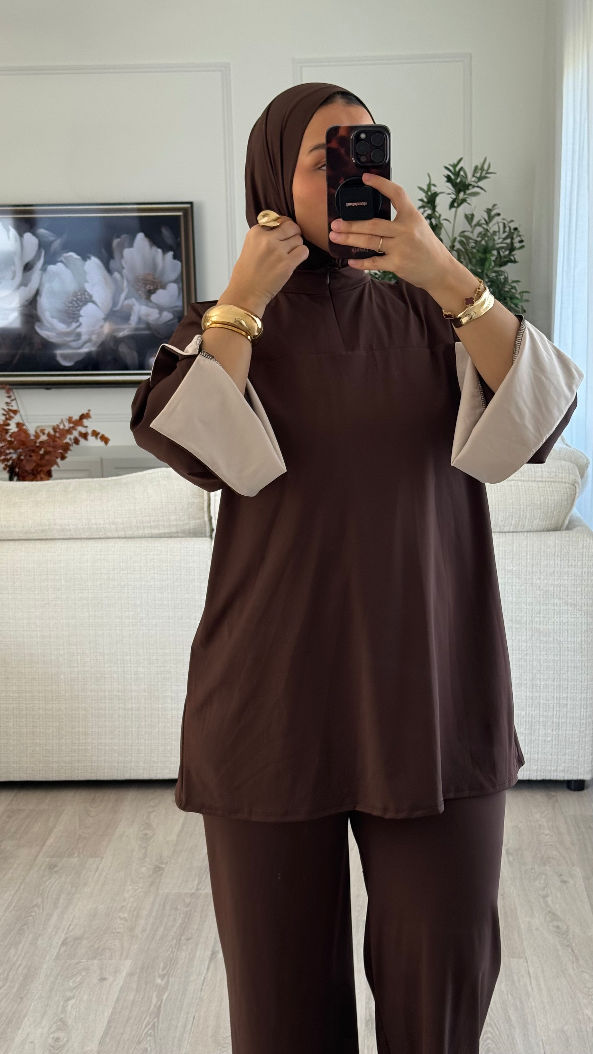 Burkini Lycia | Chocolat - beige