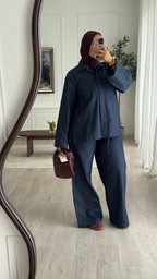 Ensemble Jeans oversize | Bleu