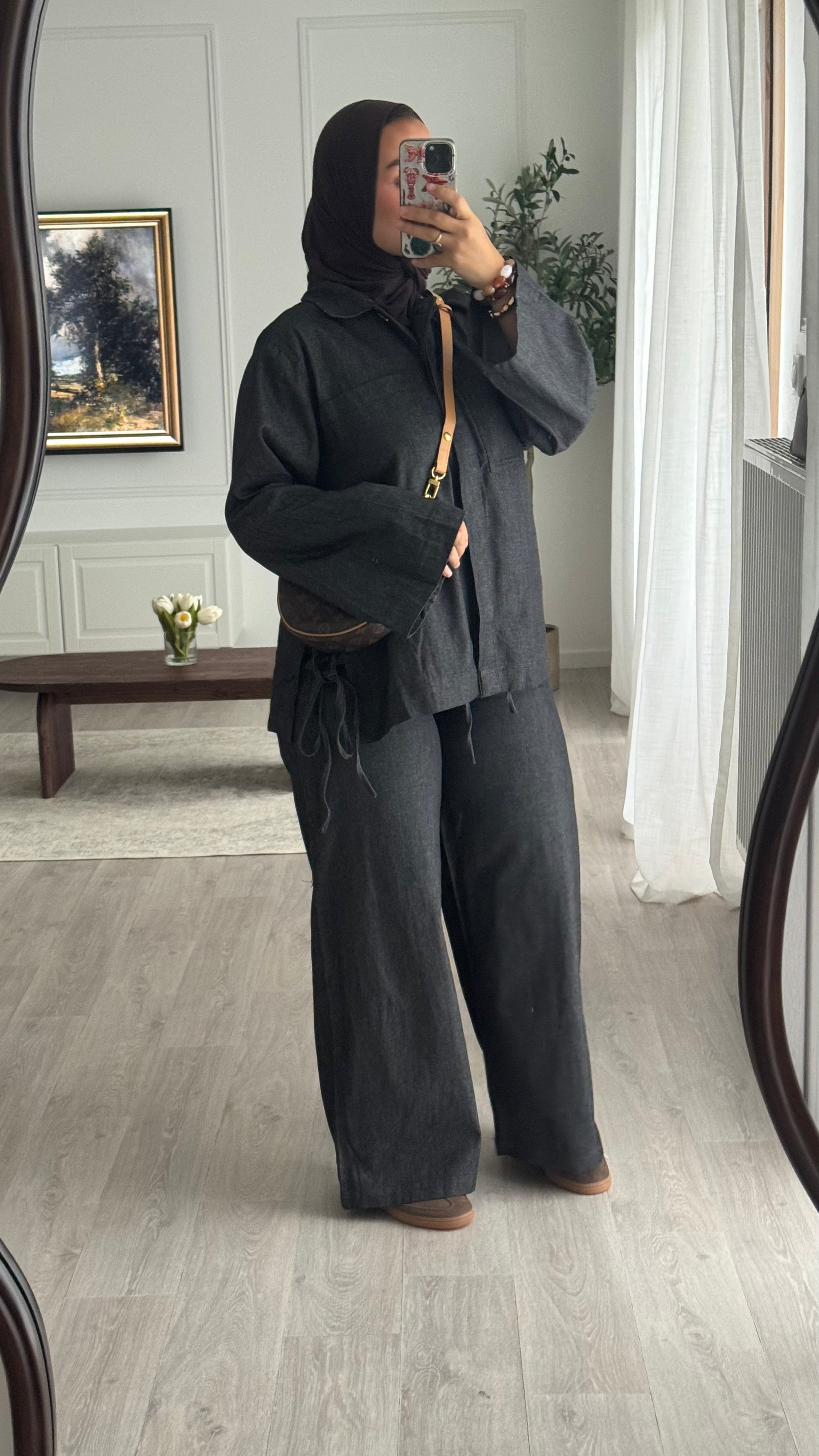 Ensemble Jeans oversize | Noir
