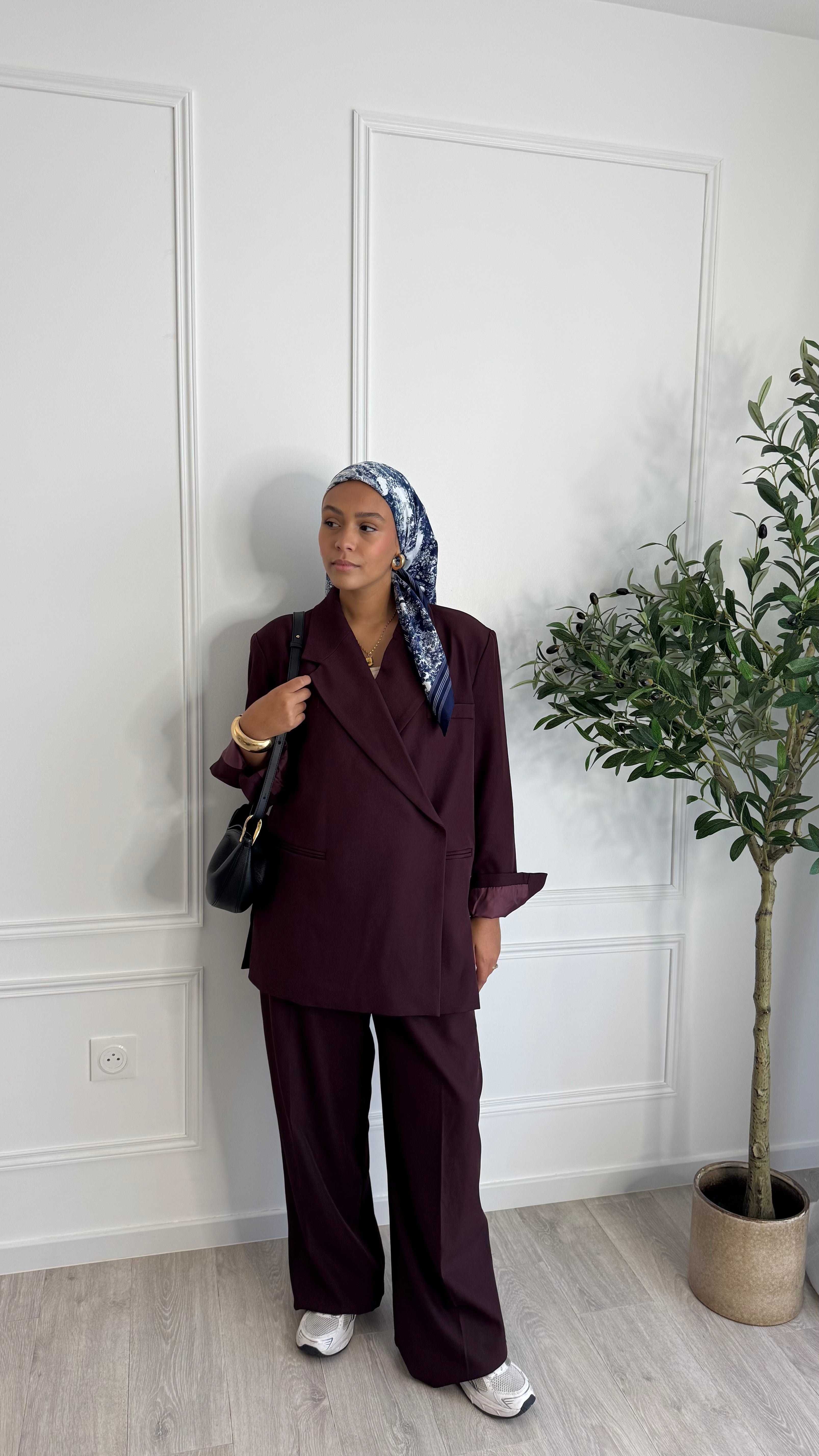 Classy trousers, Burgundy