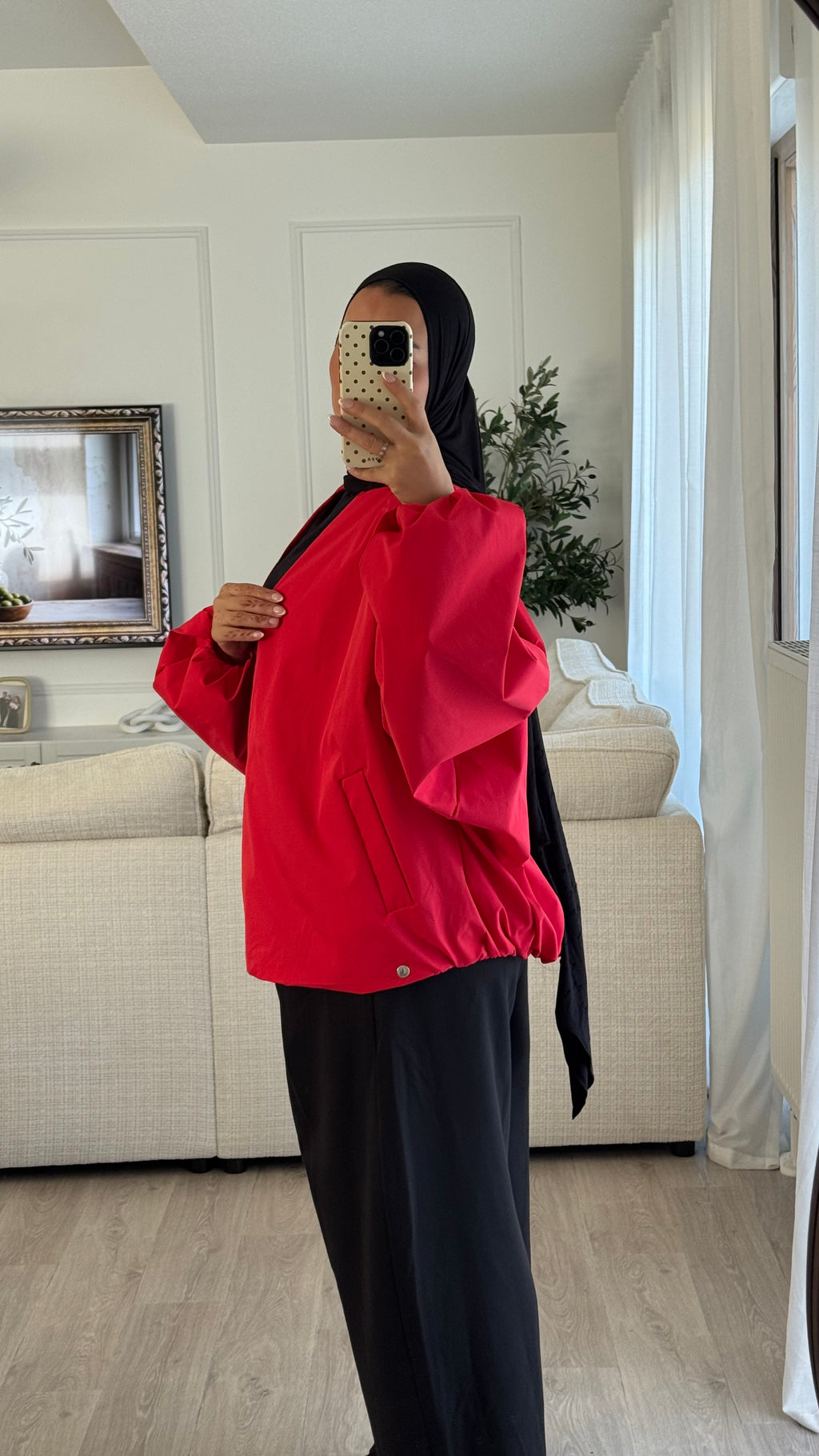 Veste Zahra | Rouge