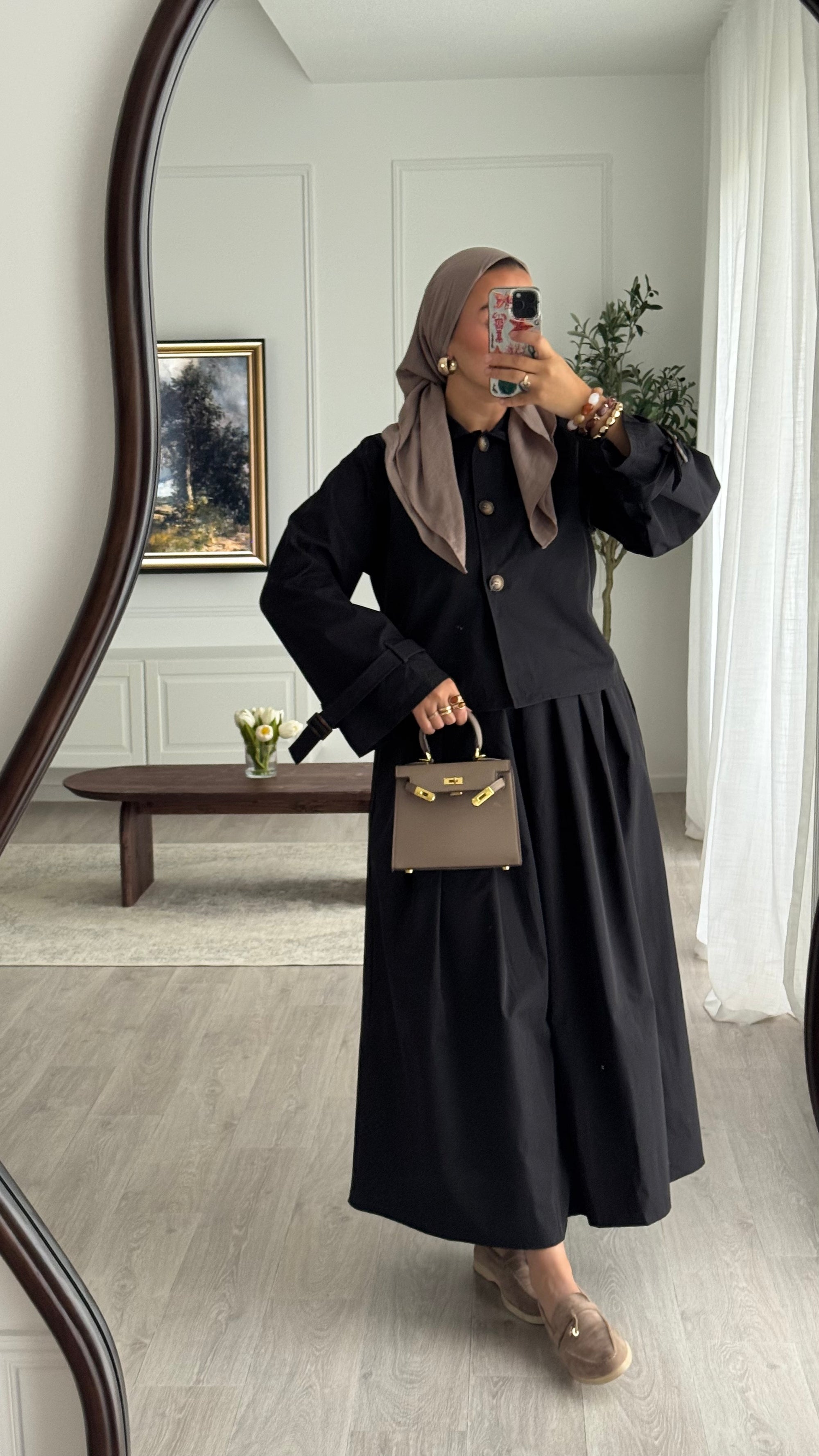 Ensemble jupe Trench | Noir [ précommande expédition 08/10]