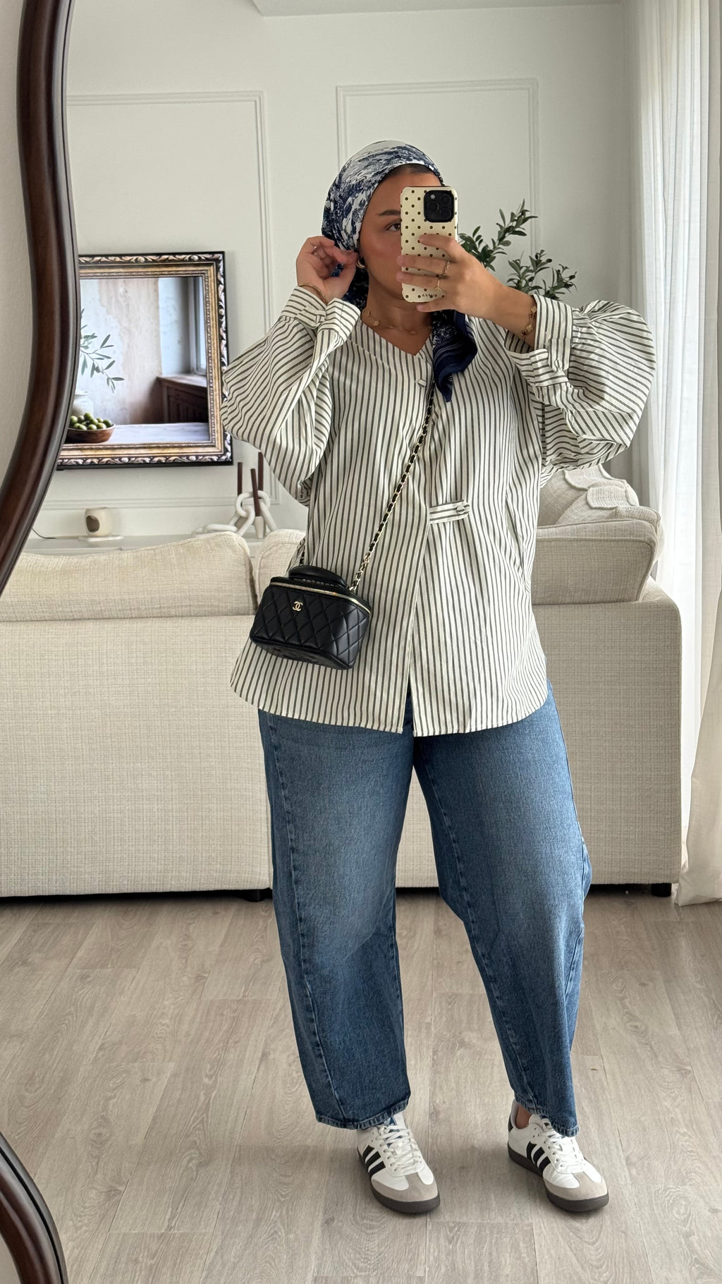 Chemise rayée | bleu