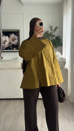 Blouse fentes | Olive