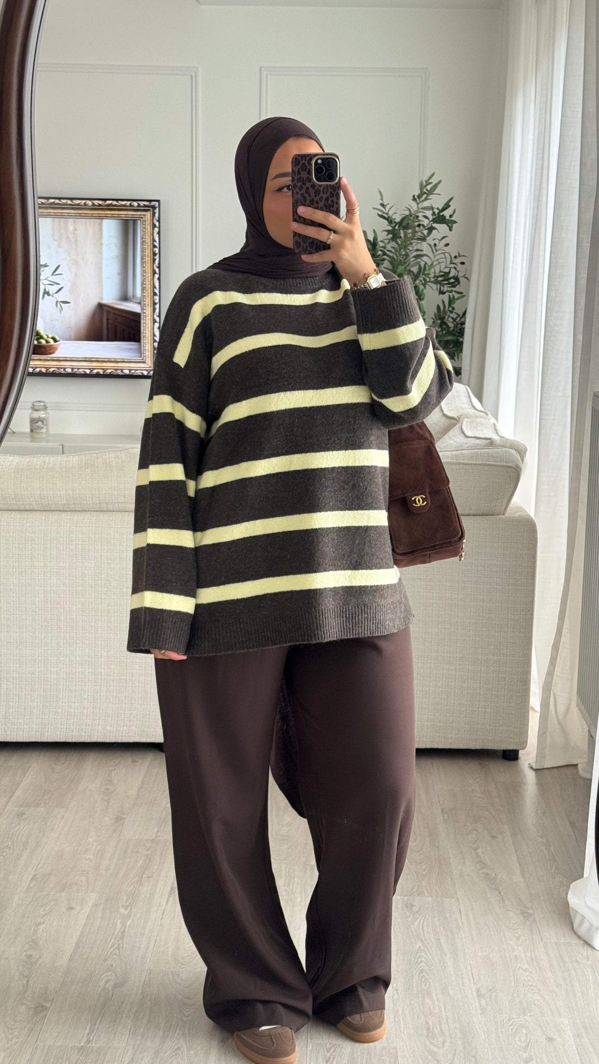 Pull Oversize Miya | Choco-Jaune