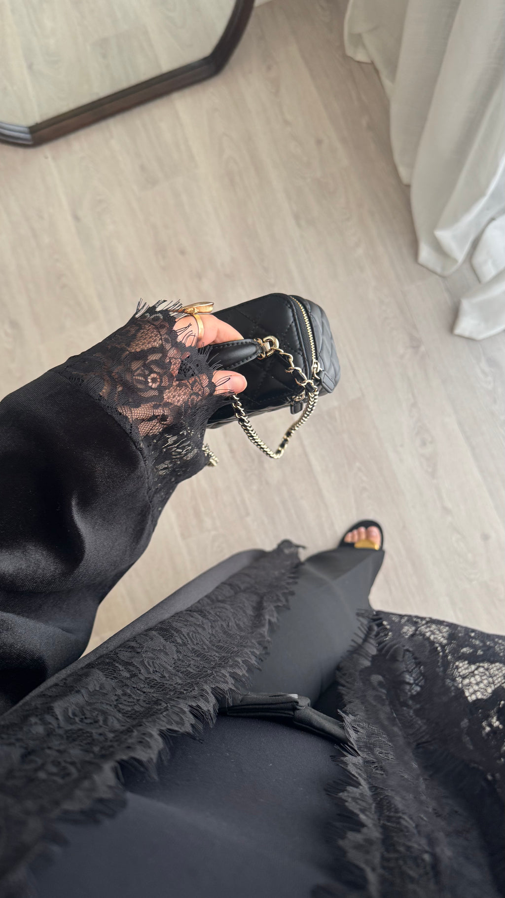 Kimono Velours | Noir