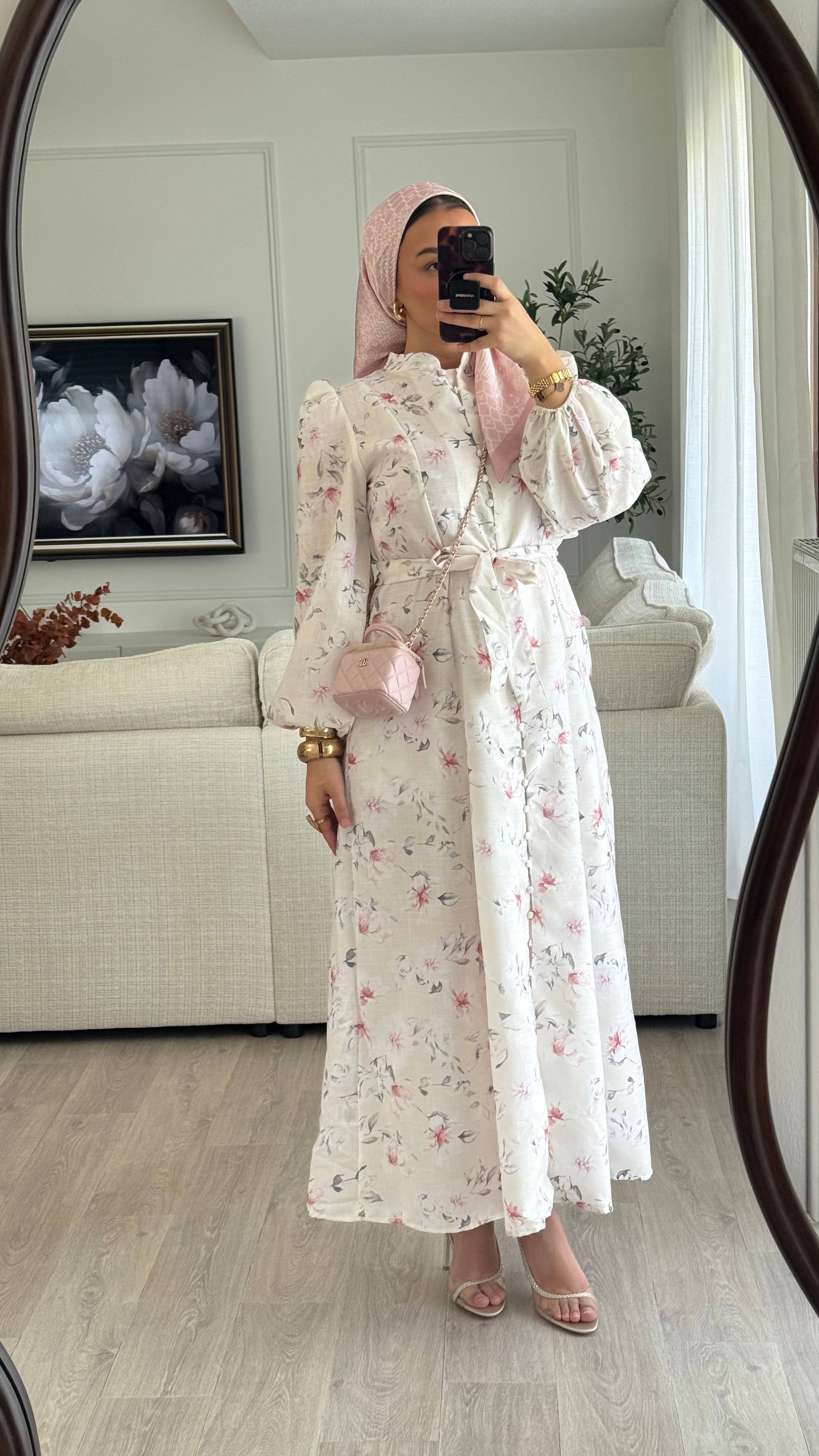Robe Flora | Blanc