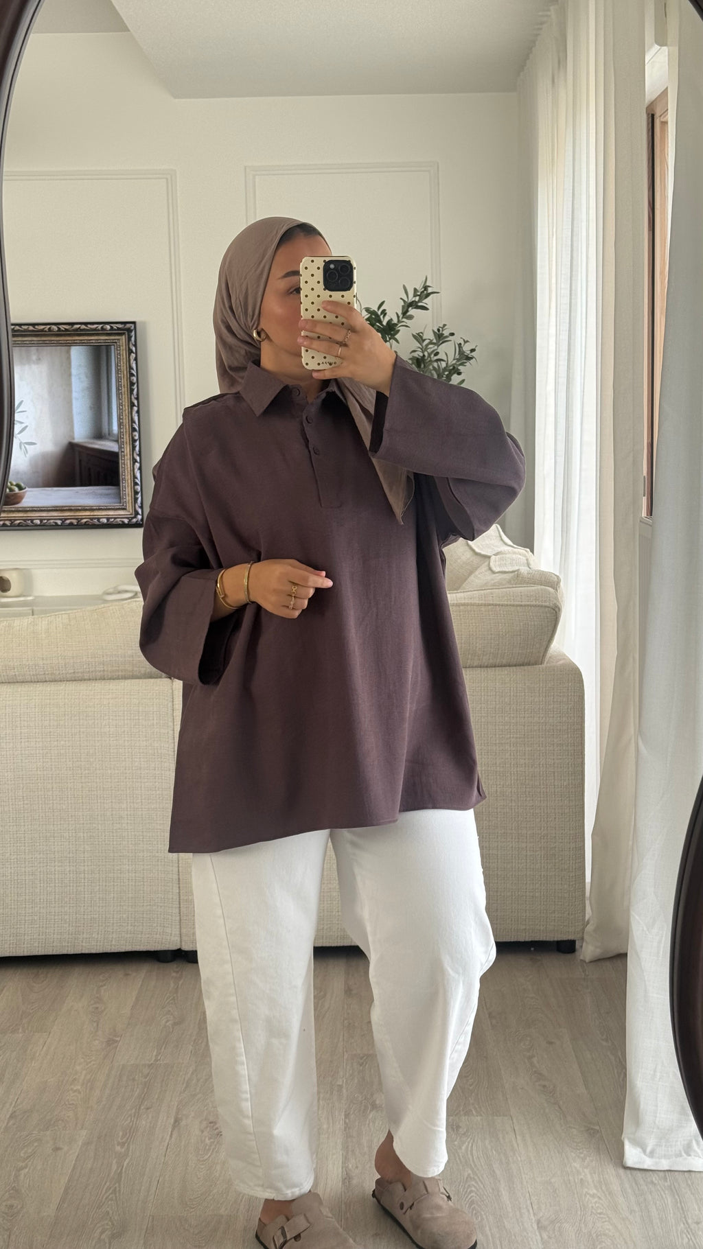 Polo Oversize | parme