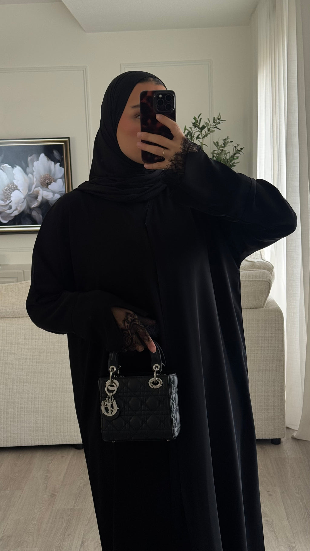 Abaya Ghadeer | Noir [Édition spéciale – Création Dubaï]