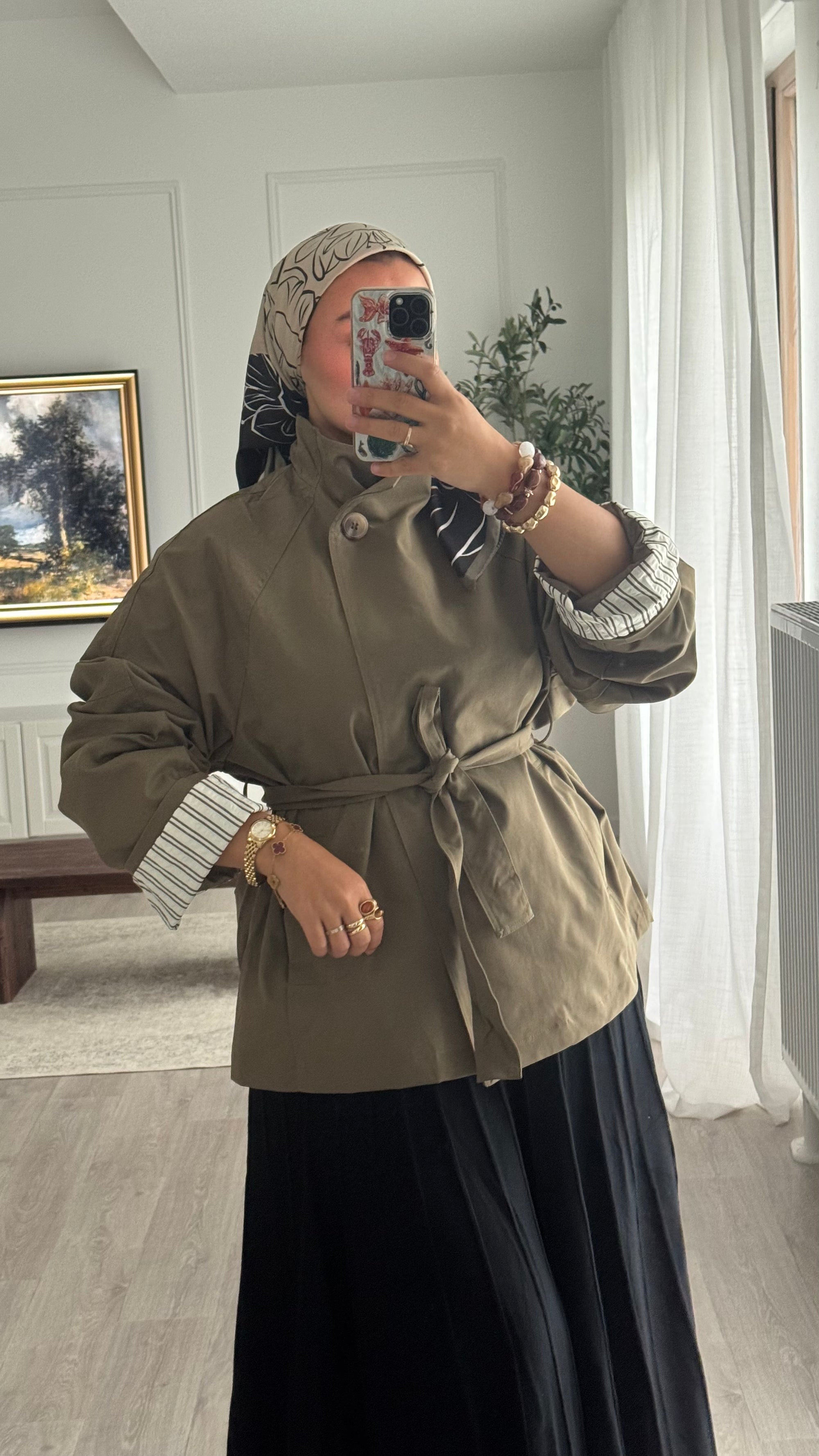 Trench court Amara | Kaki