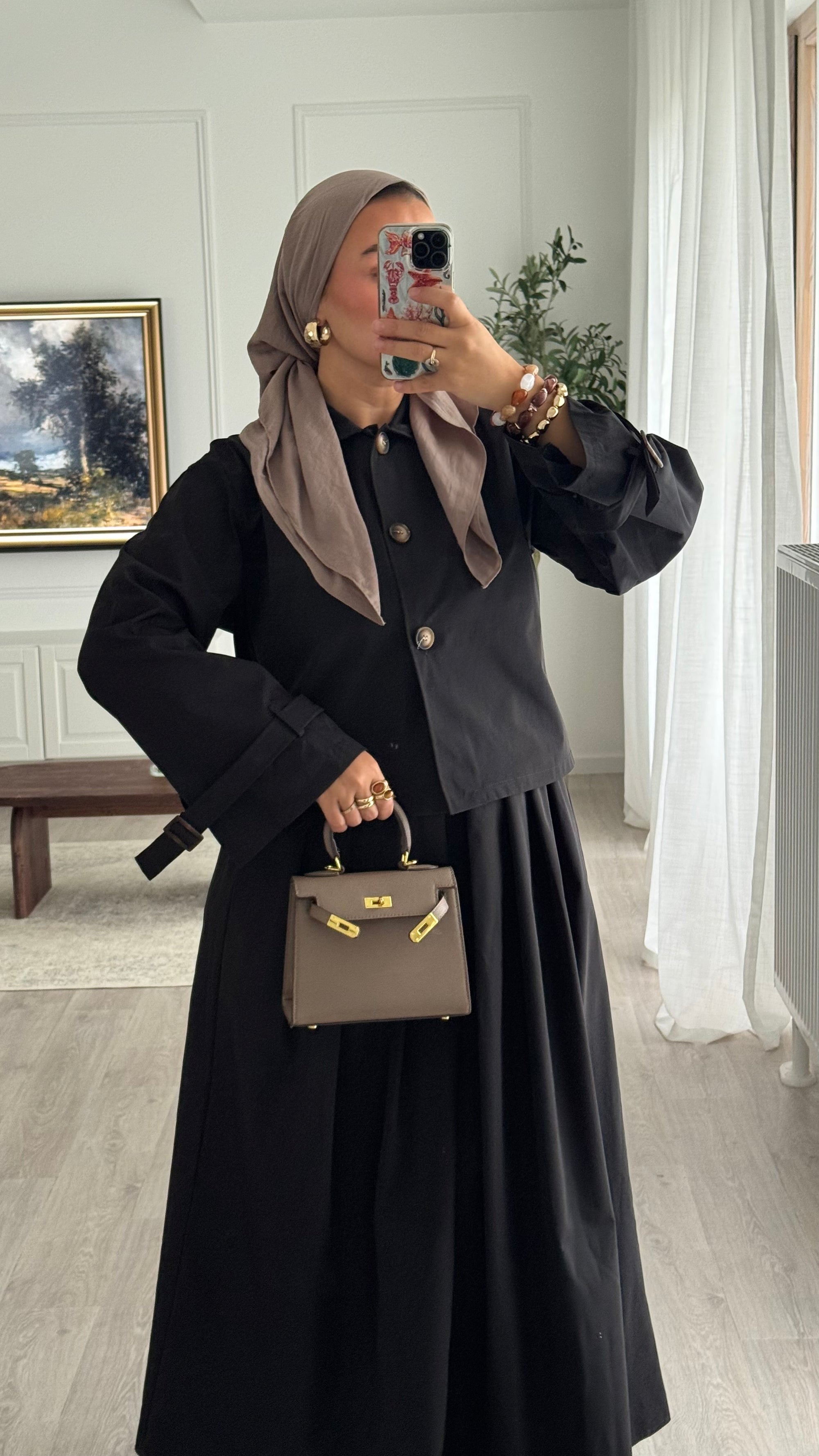 Ensemble jupe Trench | Noir [ précommande expédition 08/10]