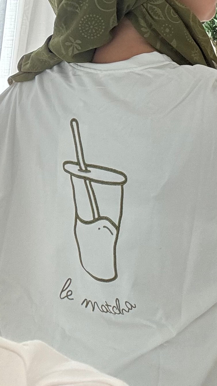 T-Shirt Matcha | Blanc