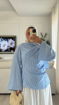 Blouse Alina | Bleu
