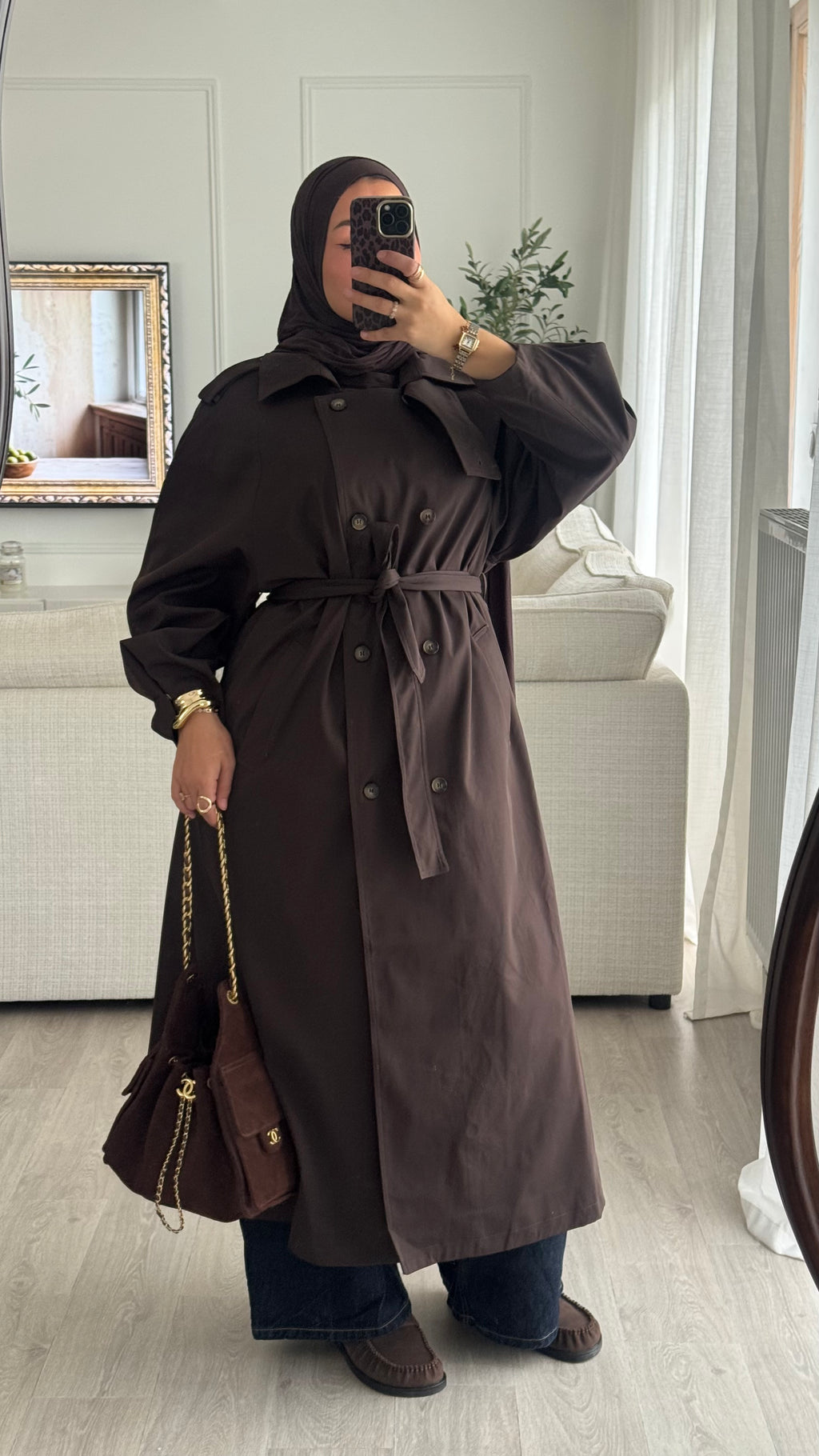 [ Premium] Trench Milano | Chocolat