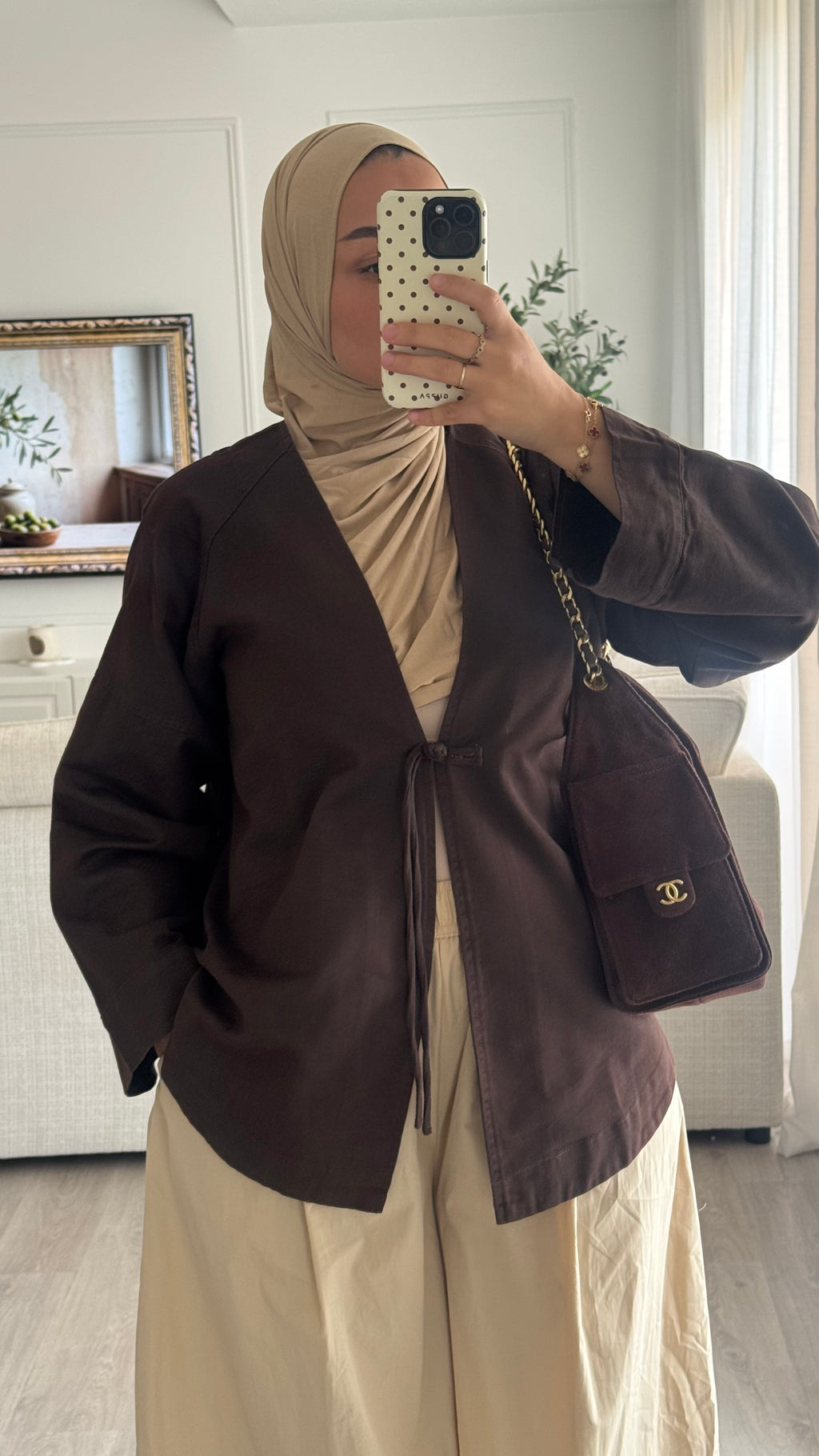 Gilet en Jeans | Chocolat