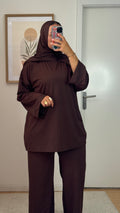 Sima 3-piece burkini | Chocolate