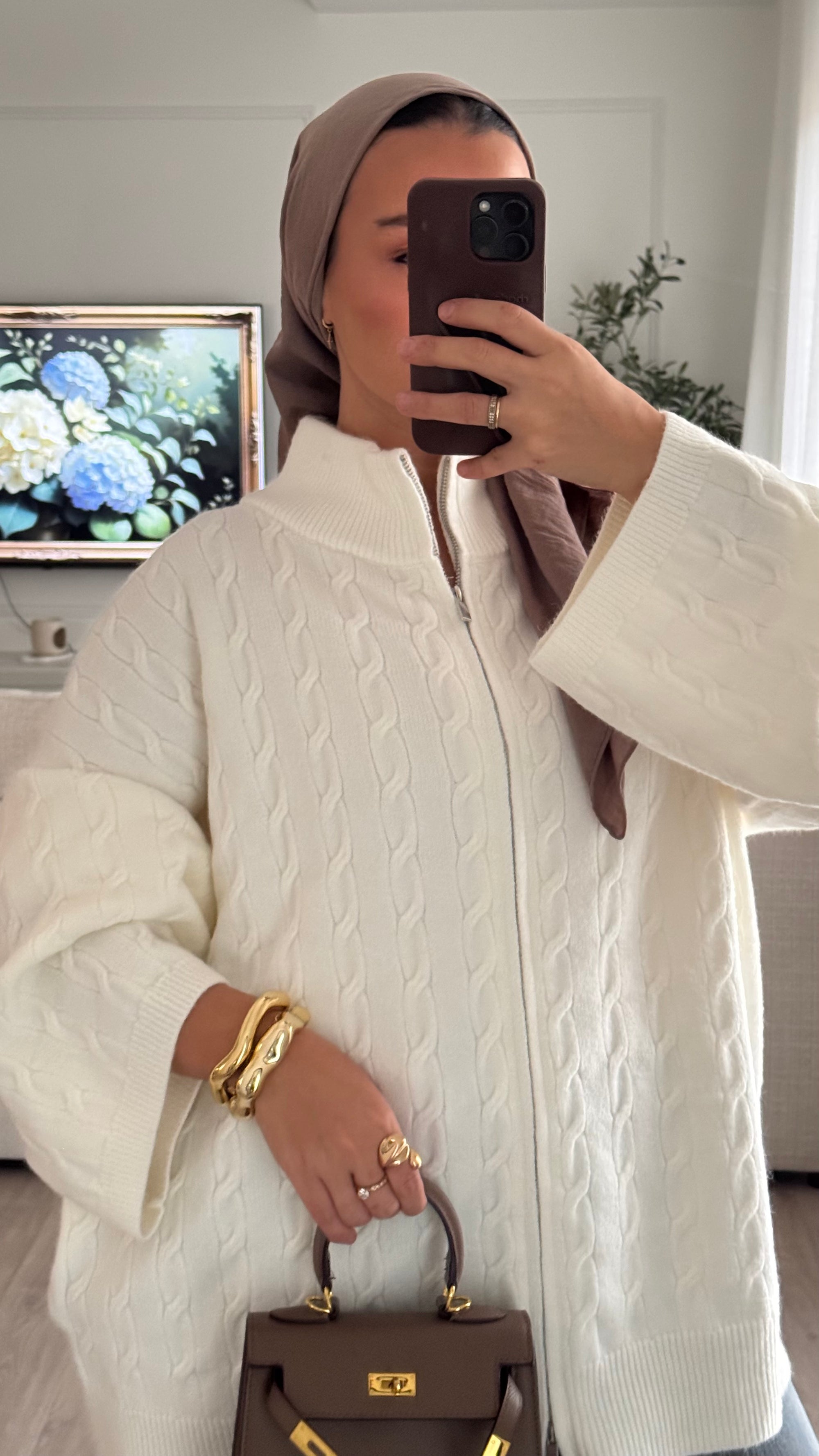 Gilet torsadée | écru [ EXPÉDITION LE 13/02]